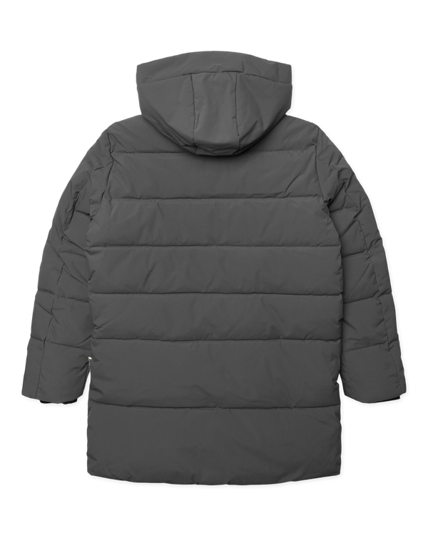 Woodbird WBJoseph Tech Long Jacket Outerwear Antra Grey