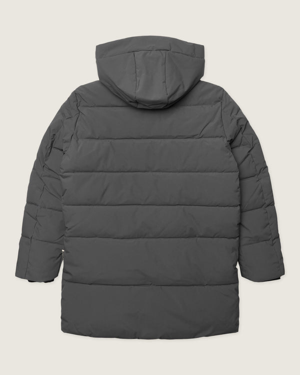 Woodbird WBJoseph Tech Long Jacket Outerwear Antra Grey