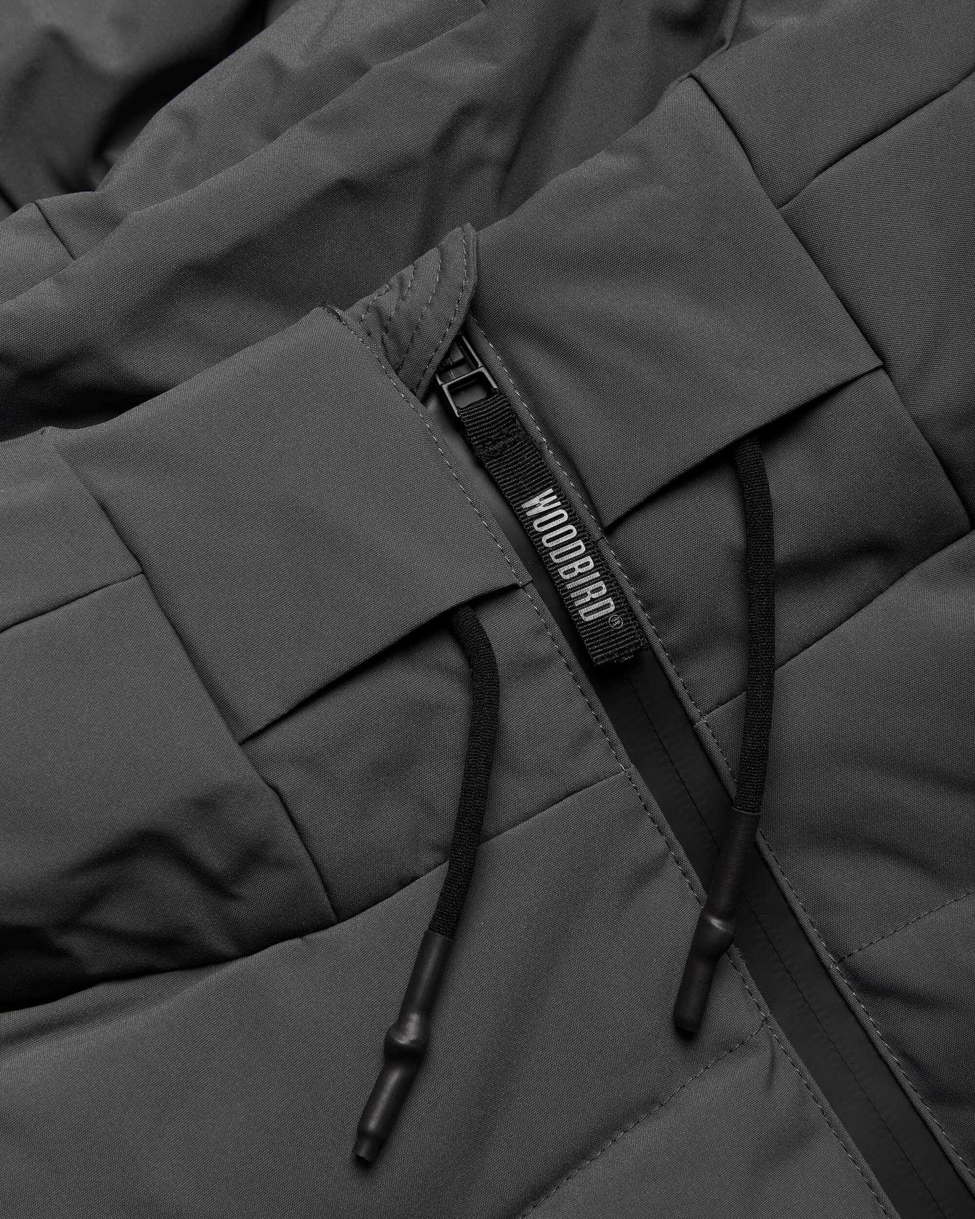 Woodbird WBJoseph Tech Long Jacket Outerwear Antra Grey