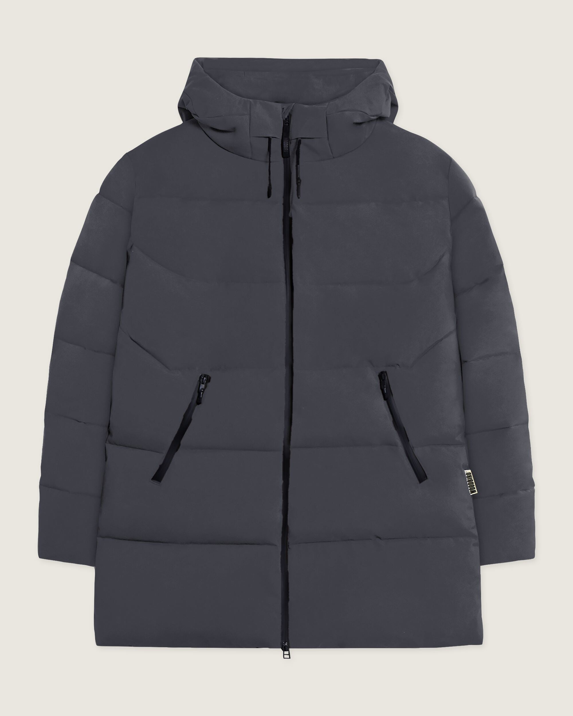 Woodbird WBJoseph Tech Long Jacket Outerwear Antra Grey