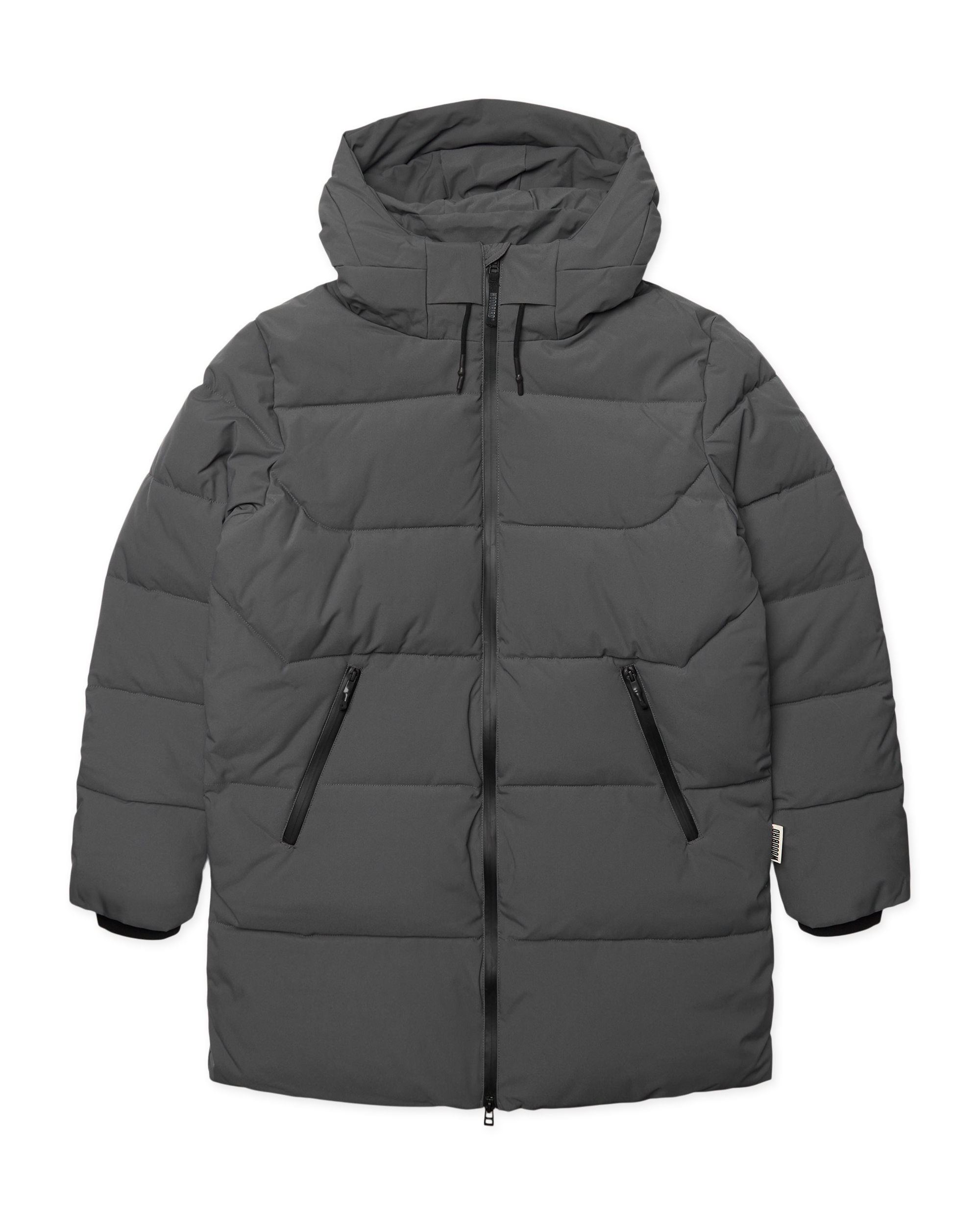 Woodbird WBJoseph Tech Long Jacket Outerwear Antra Grey