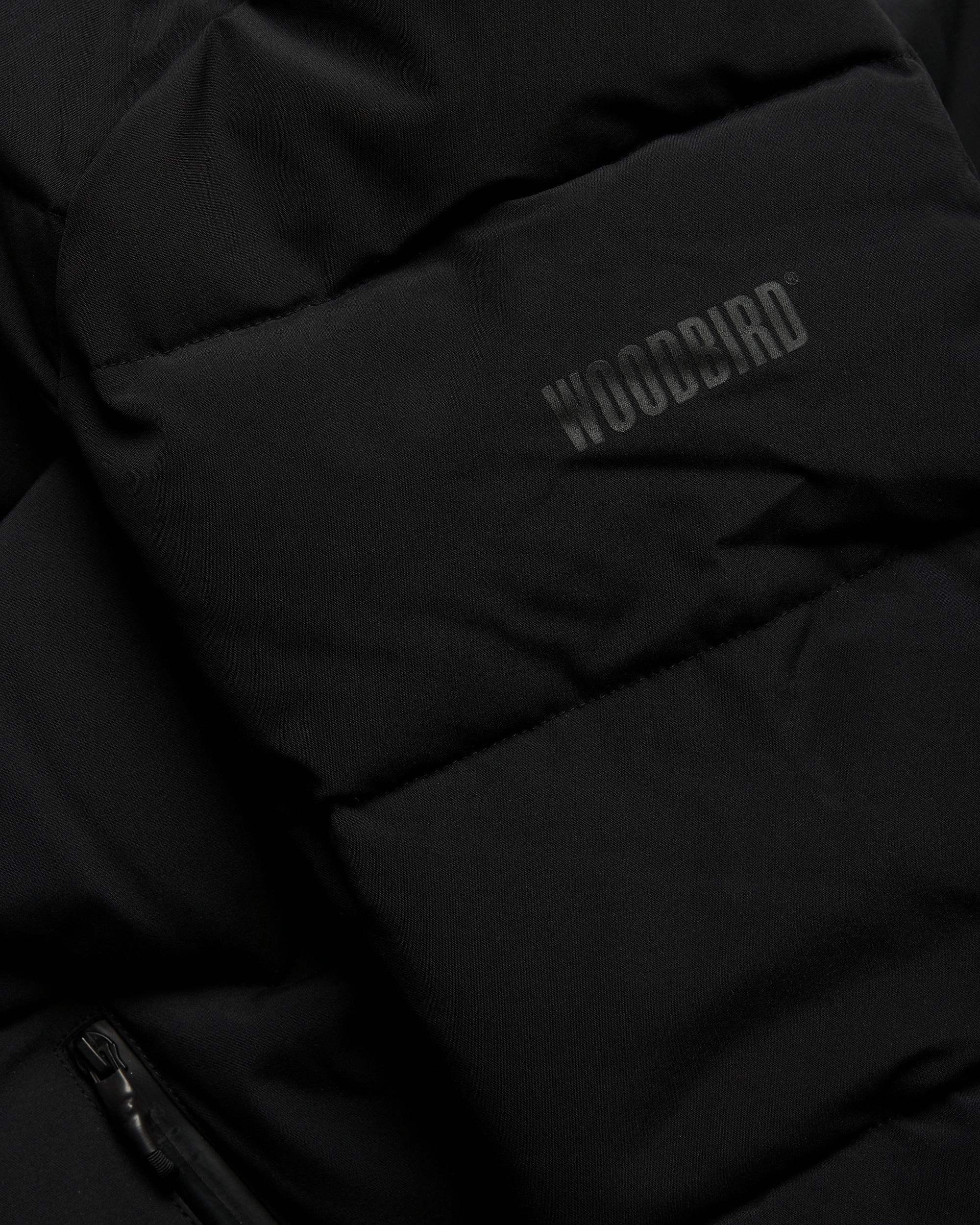 Woodbird WBJoseph Tech Long Jacket Outerwear Black