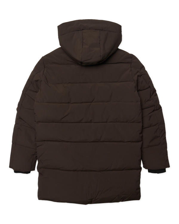 Woodbird WBJoseph Tech Long Jacket Outerwear Dark Brown