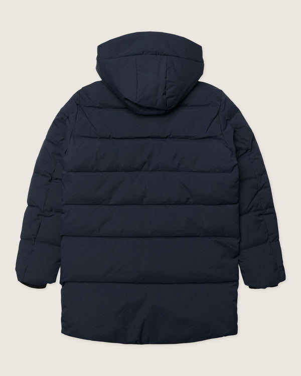 Woodbird WBJoseph Tech Long Jacket Outerwear Navy