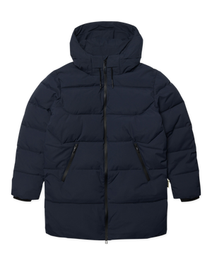 Woodbird WBJoseph Tech Long Jacket Outerwear Navy