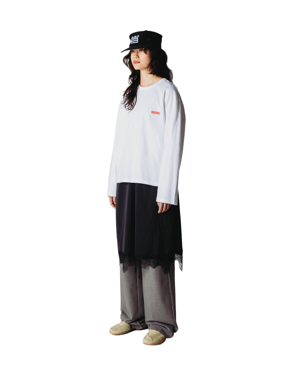 Woodbird Female WBJoul LS Mono Tee T-Shirts White