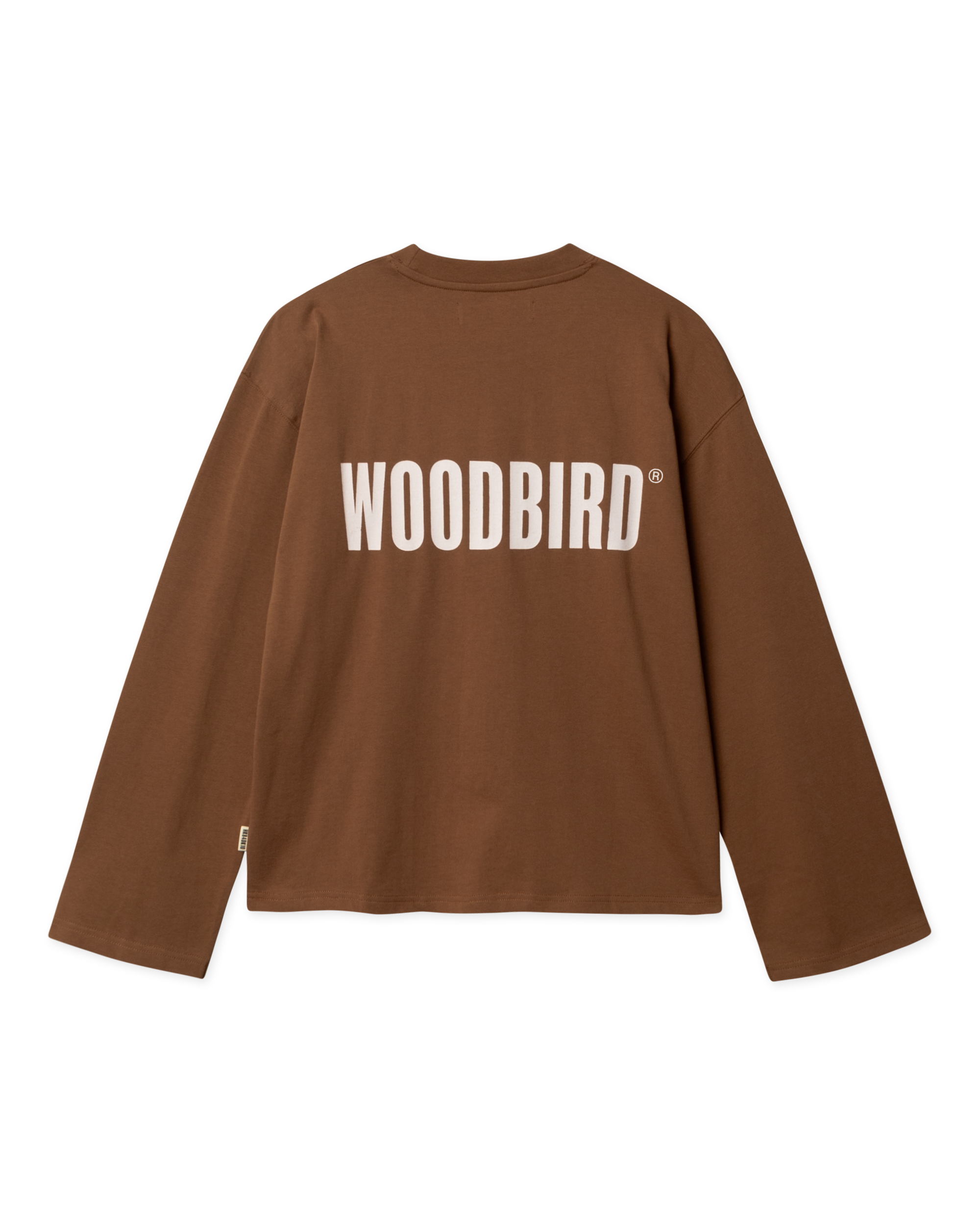 Woodbird Female WBJoul L/S WB Tee T-Shirts Mid Brown