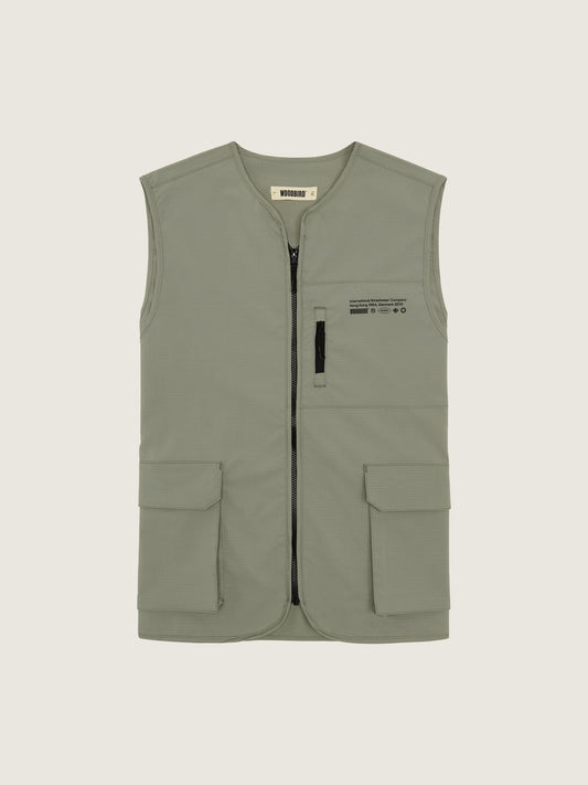 Woodbird WBJoul Rib-Tech vest Vest Dust Green