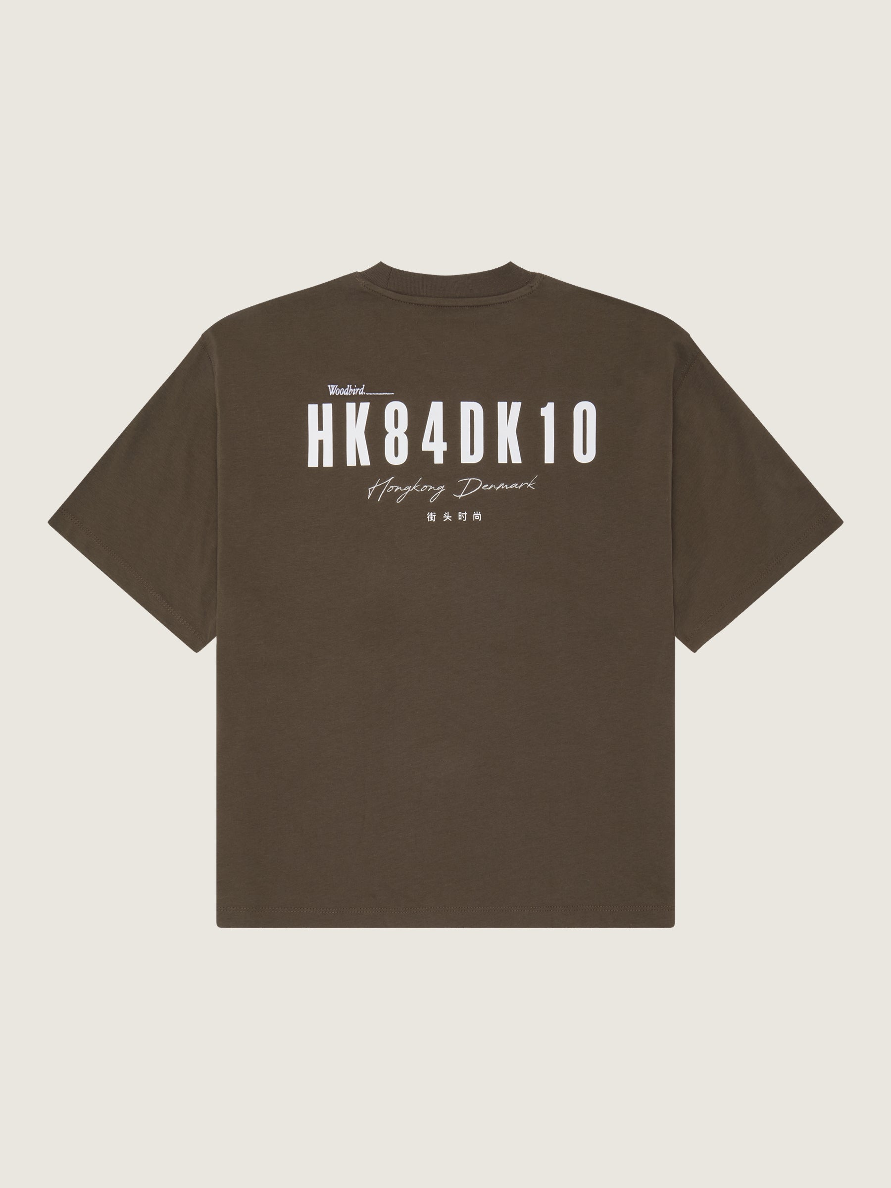 Woodbird Female WBJuno 8410 Tee T-Shirts Brown