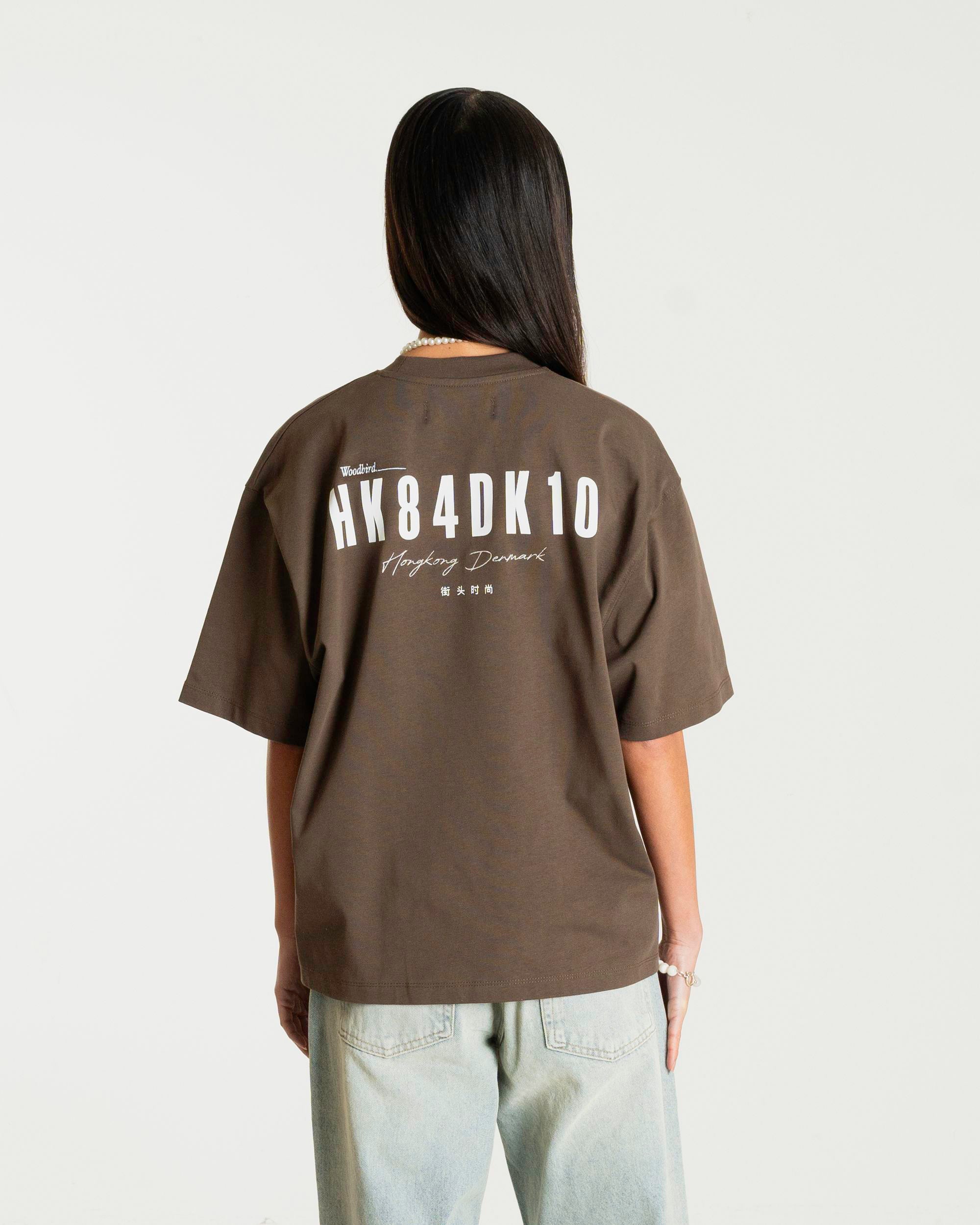 Woodbird Female WBJuno 8410 Tee T-Shirts Brown