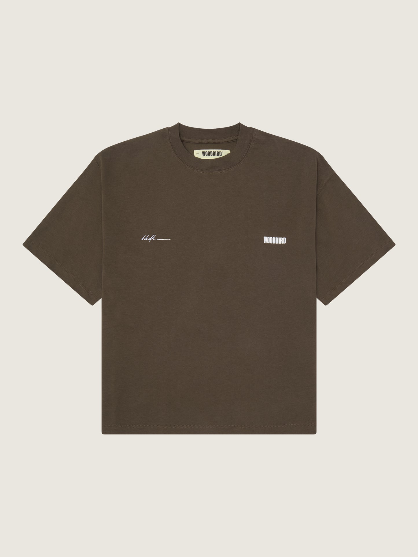 Woodbird Female WBJuno 8410 Tee T-Shirts Brown