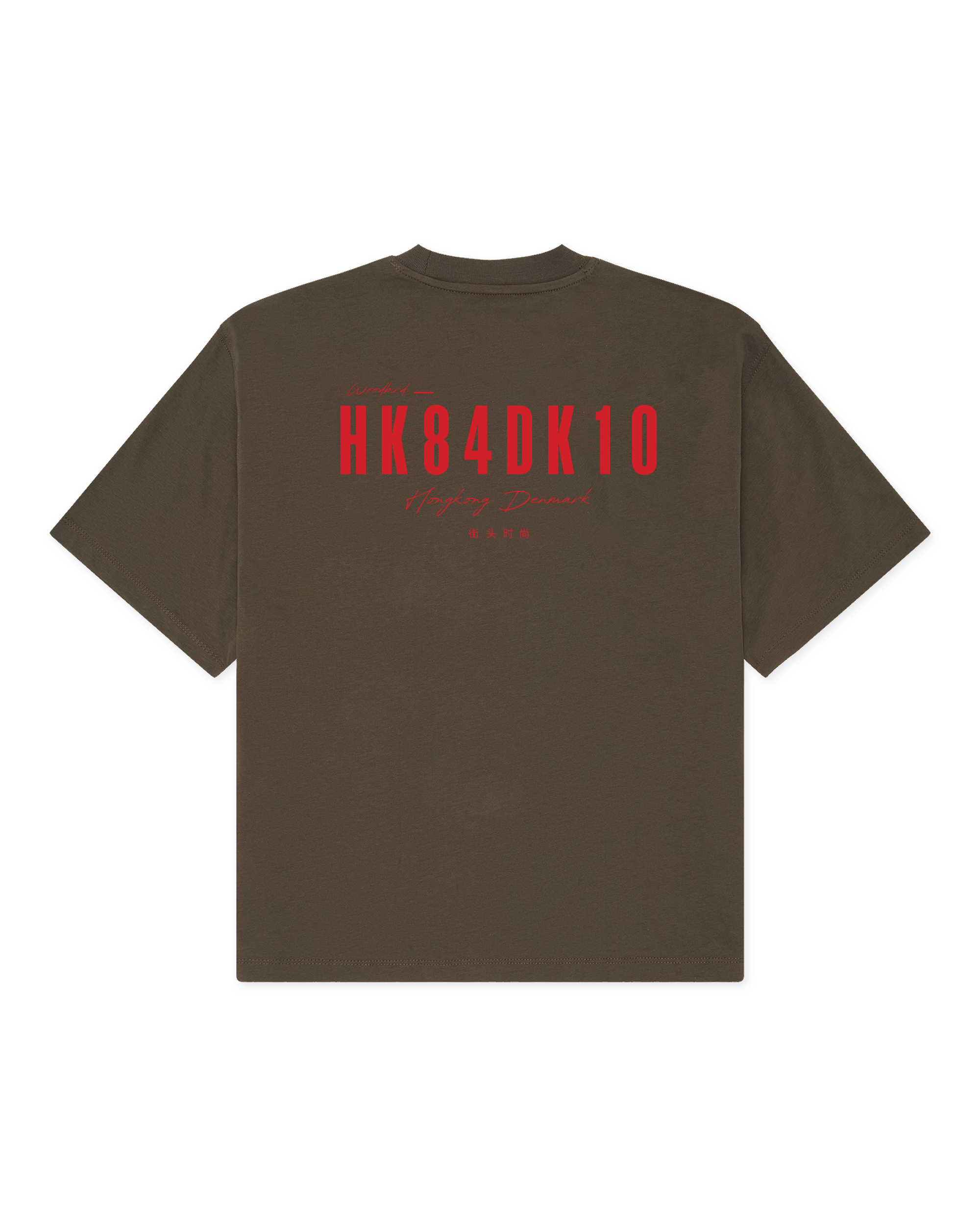 Woodbird Female WBJuno 8410 Tee T-Shirts Brown