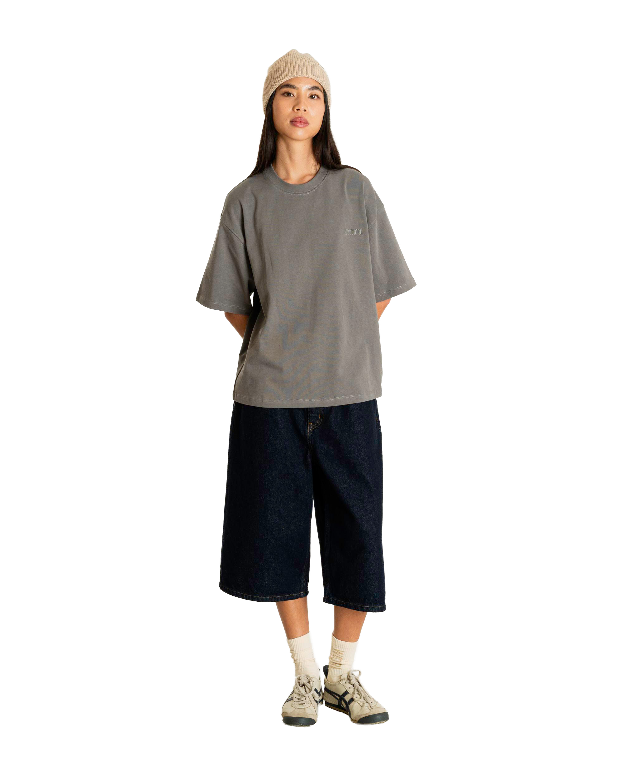 Woodbird Female WBJuno Base Tee T-Shirts Antra Grey