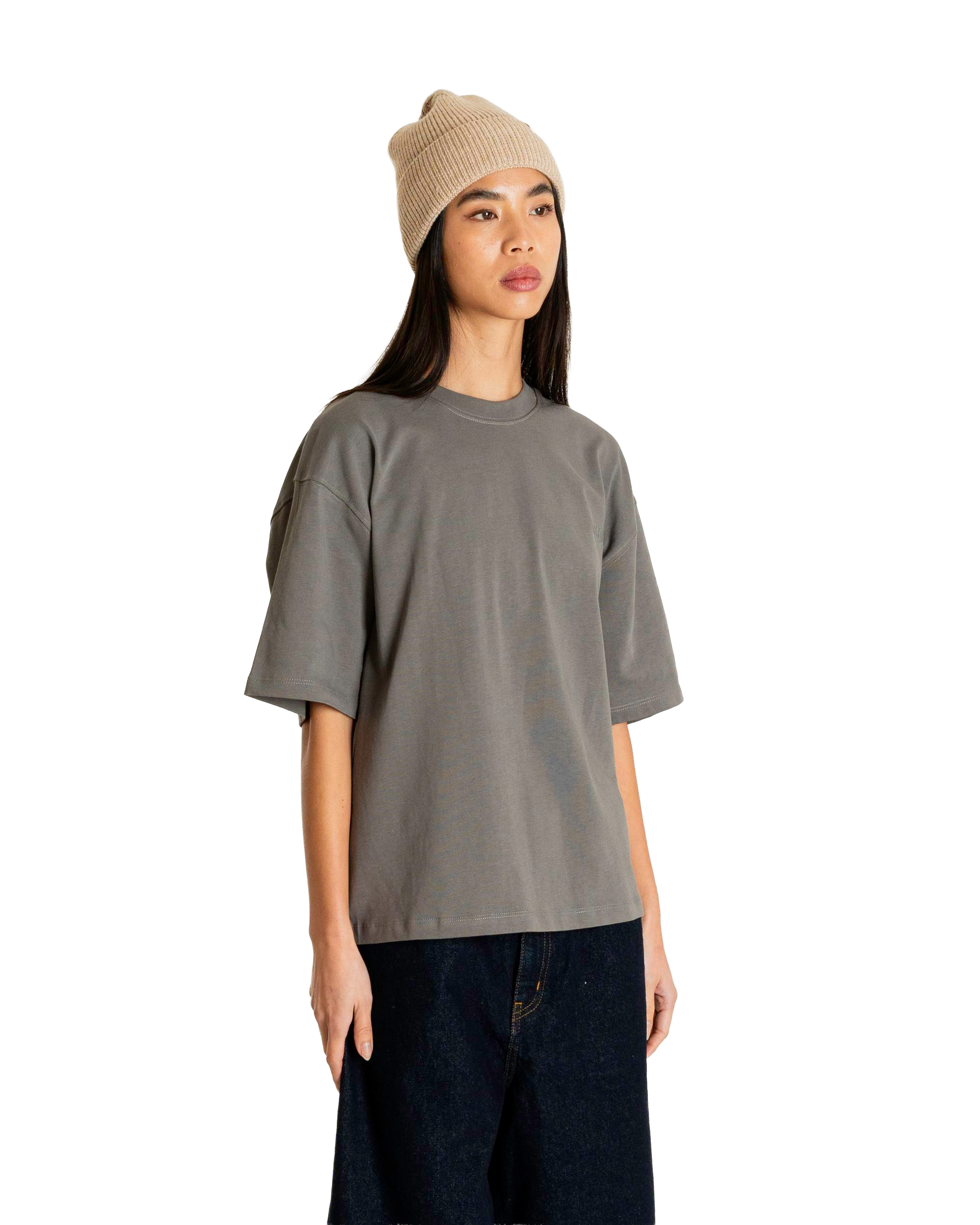 Woodbird Female WBJuno Base Tee T-Shirts Antra Grey