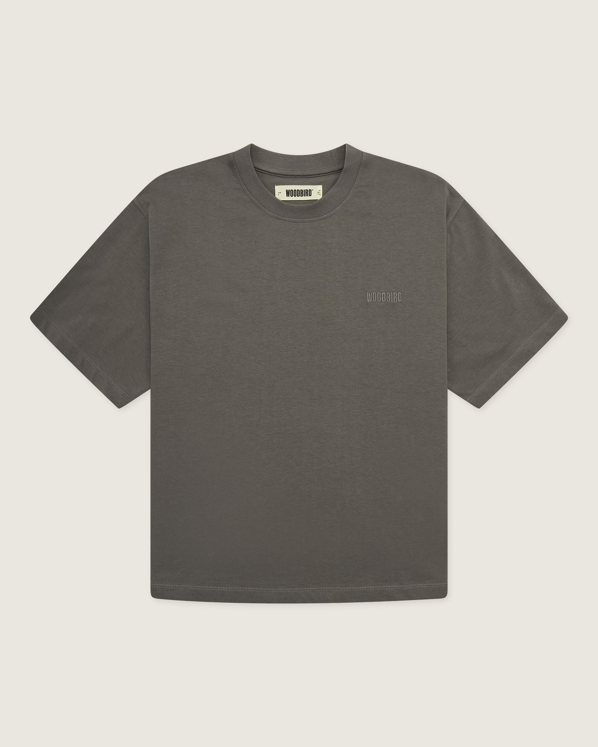 Woodbird Female WBJuno Base Tee T-Shirts Antra Grey