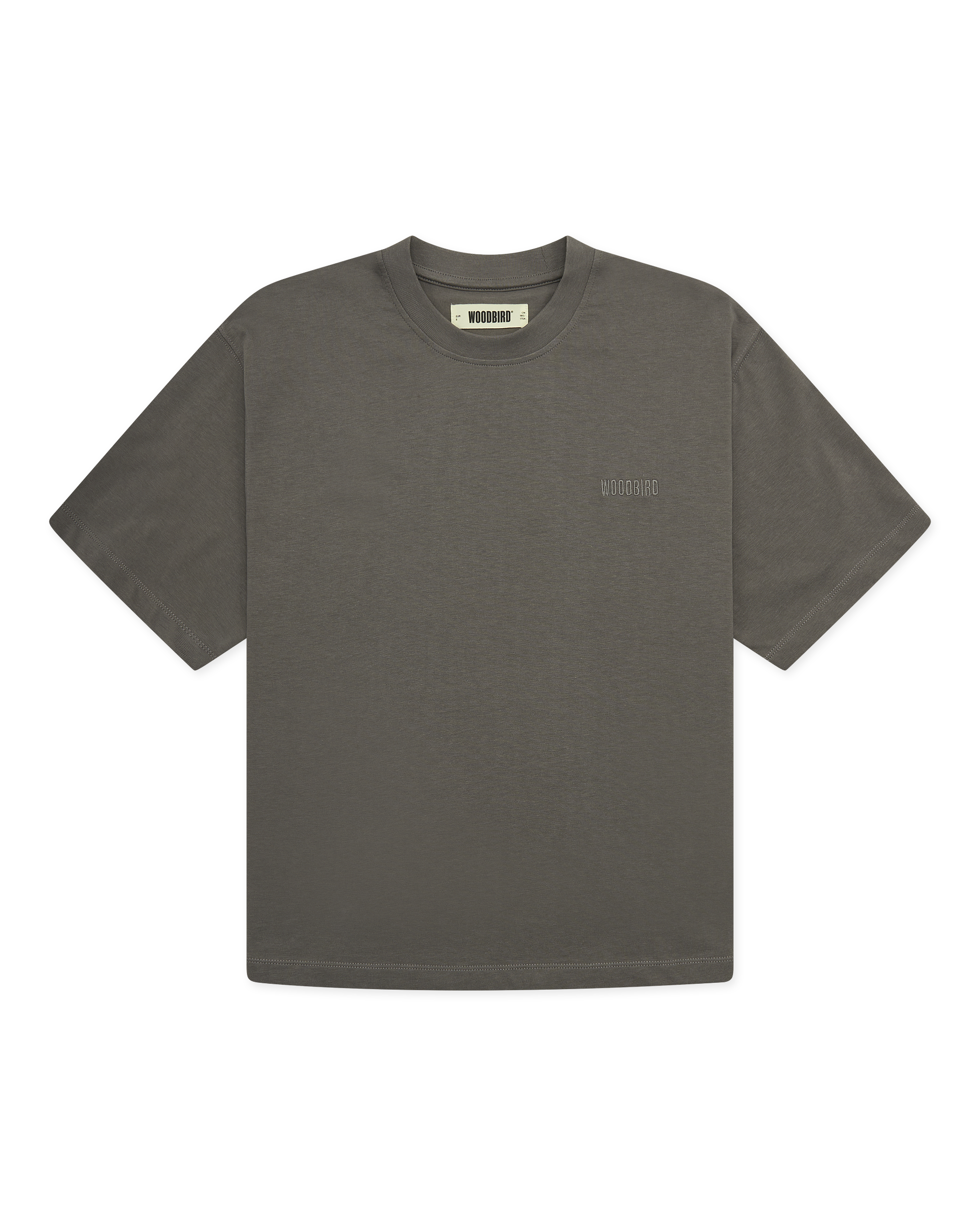 Woodbird Female WBJuno Base Tee T-Shirts Antra Grey