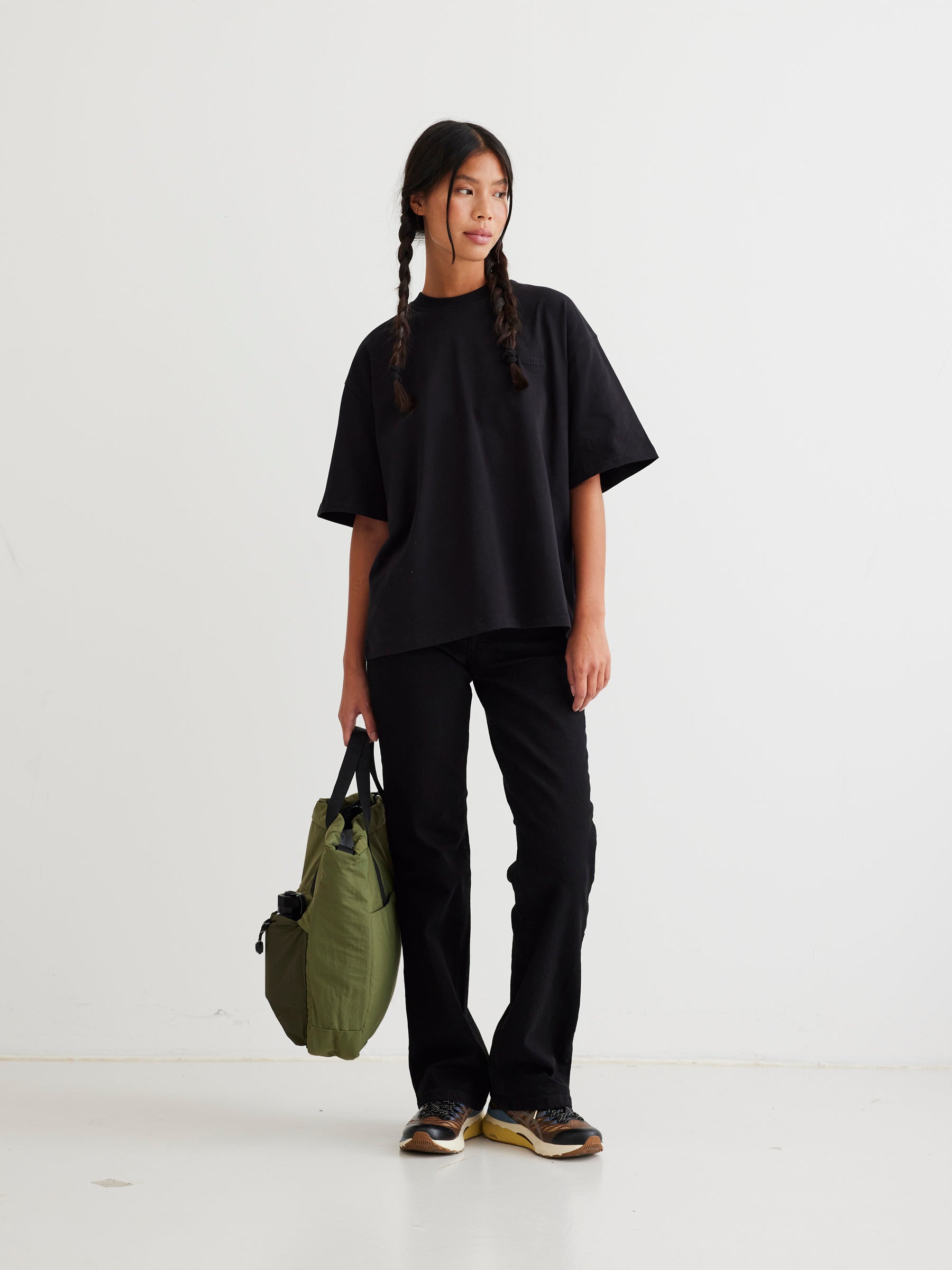 Woodbird Female WBJuno Base Tee T-Shirts Black