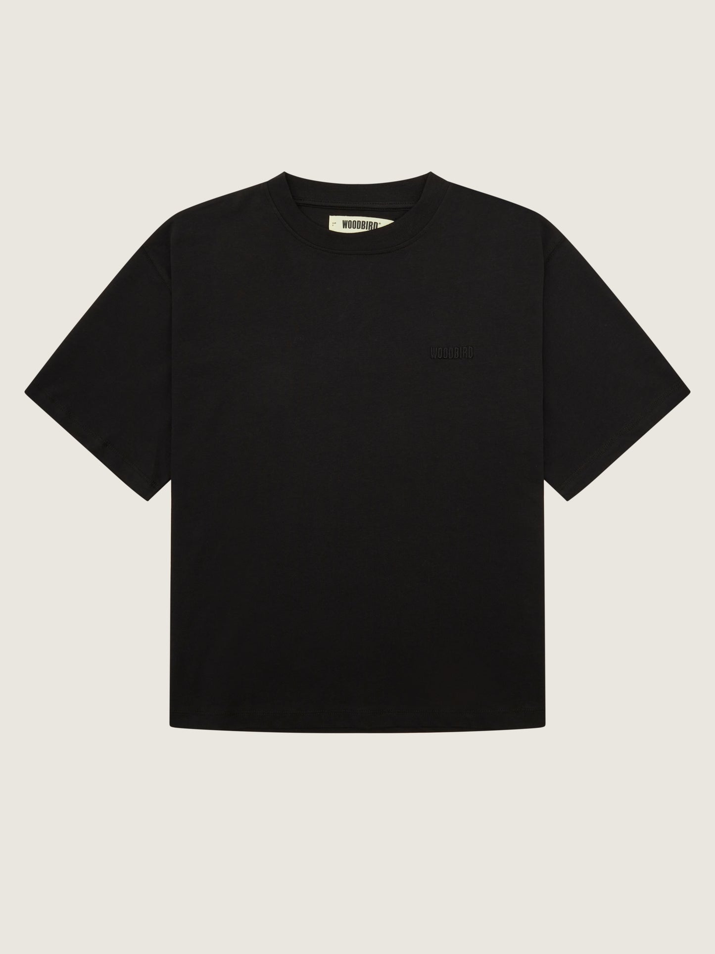 Woodbird Female WBJuno Base Tee T-Shirts Black