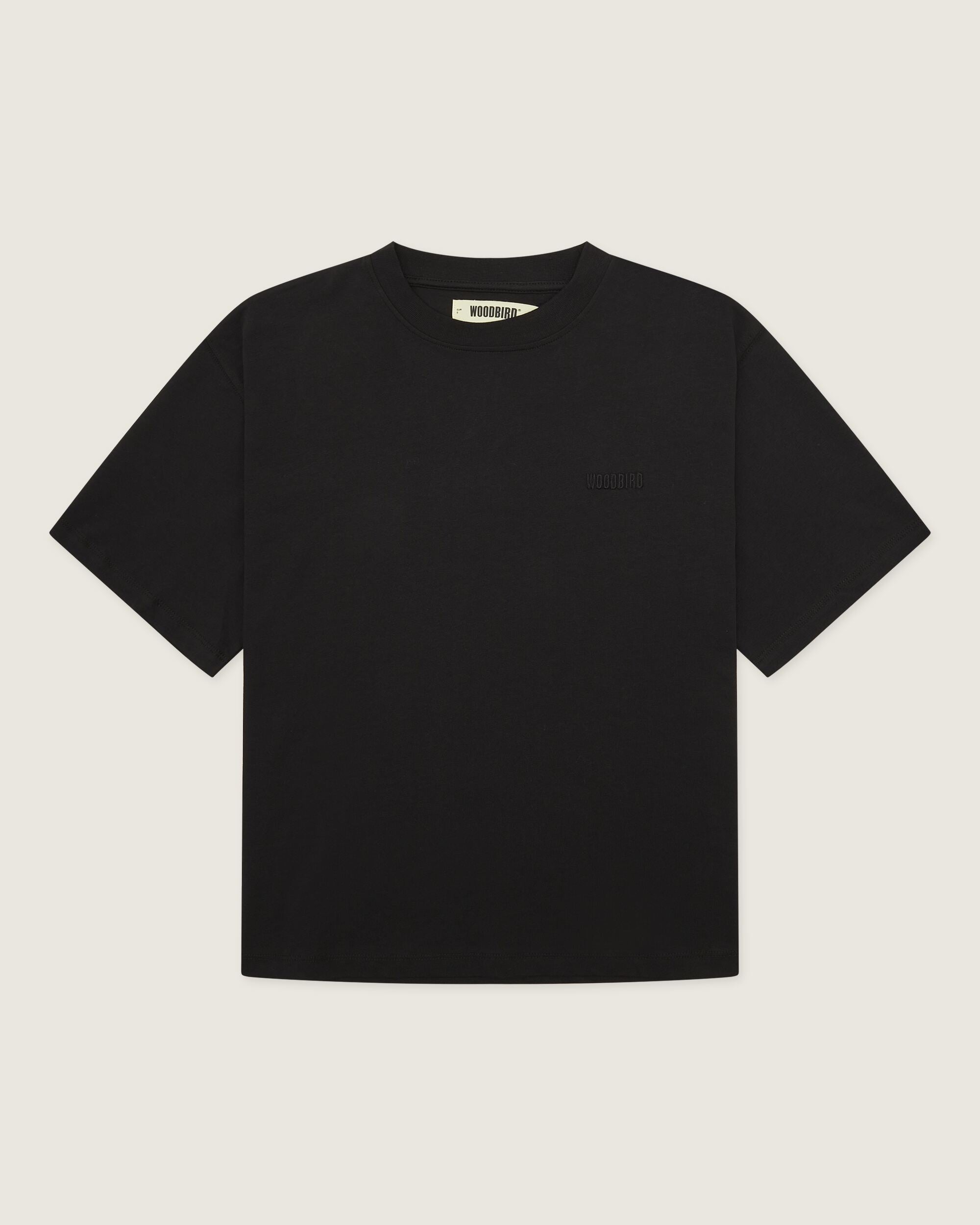 Woodbird Female WBJuno Base Tee T-Shirts Black