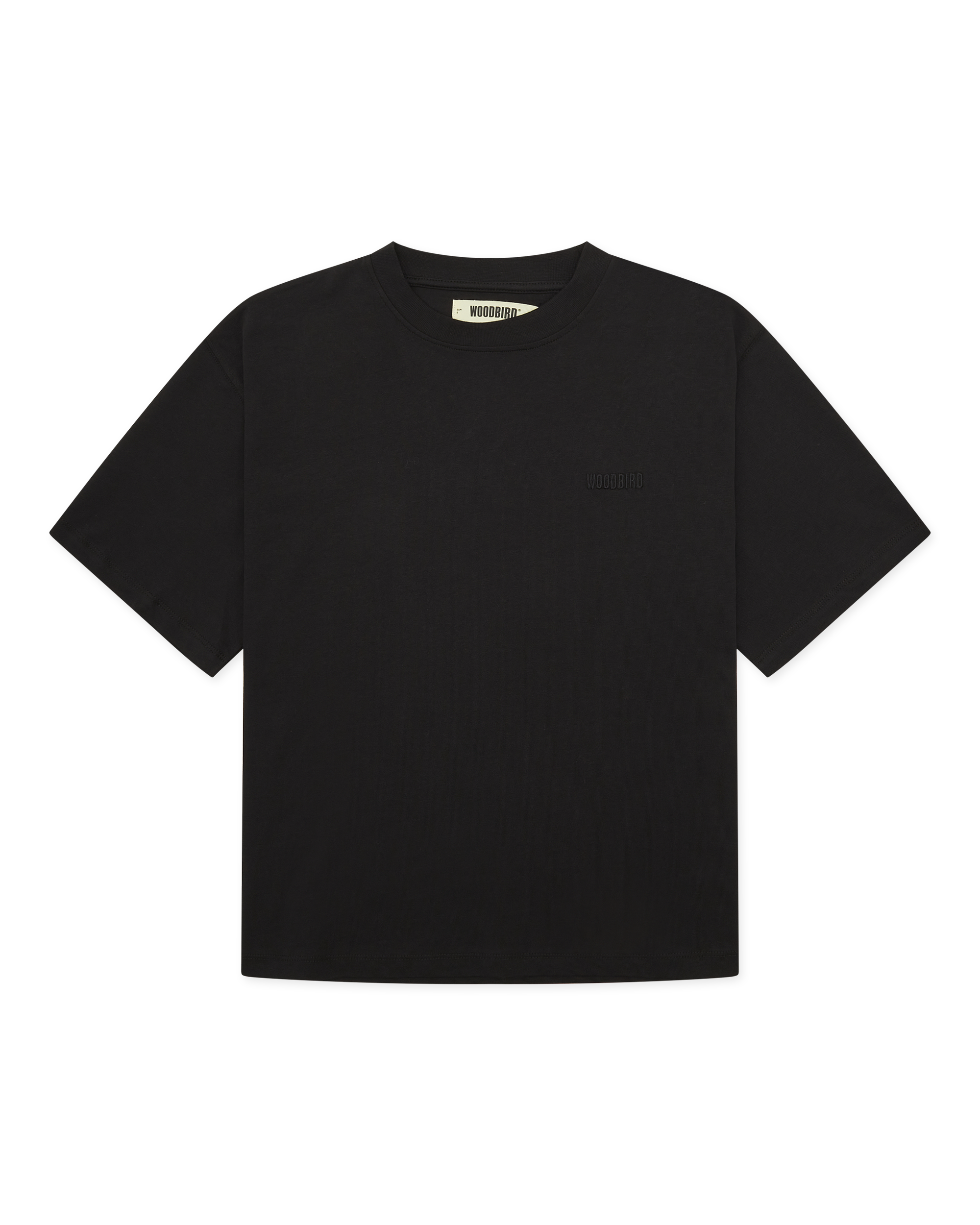 Woodbird Female WBJuno Base Tee T-Shirts Black