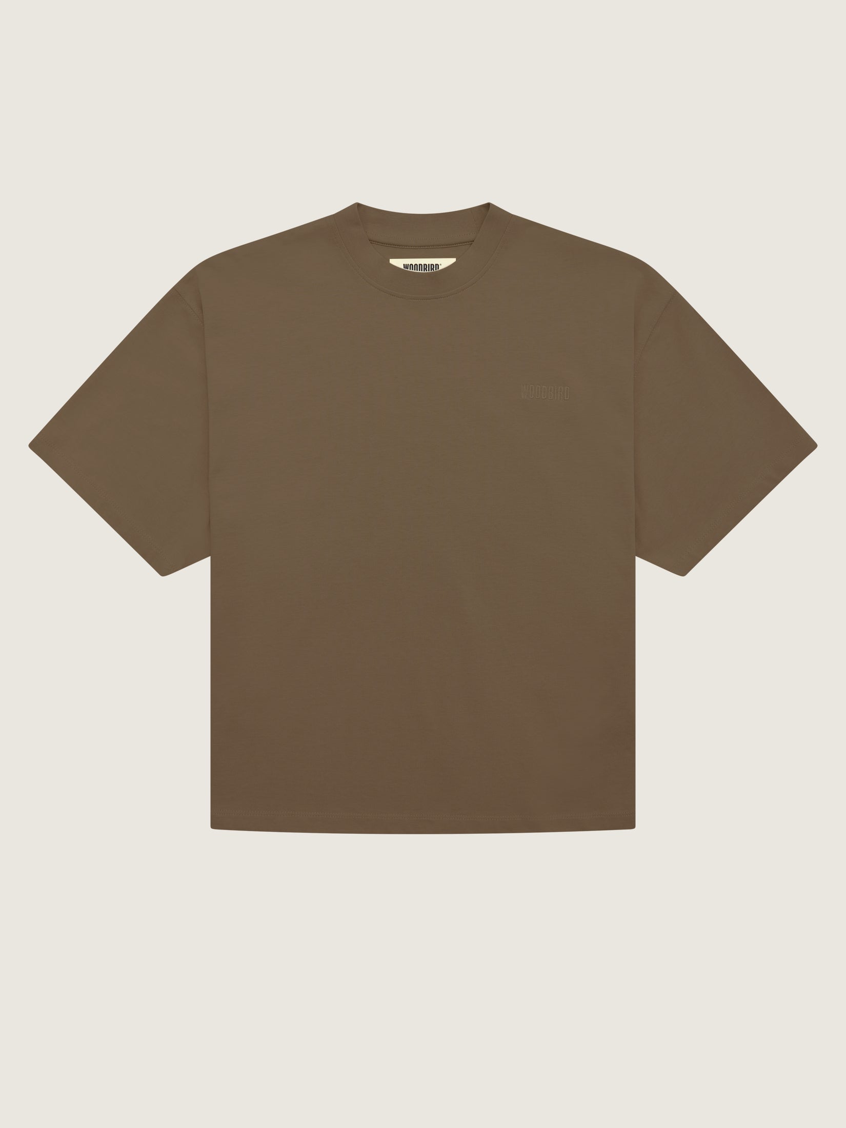 Woodbird Female WBJuno Base Tee T-Shirts Brown