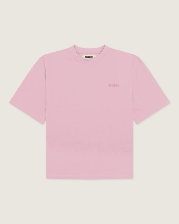 Woodbird Female WBJuno Base Tee T-Shirts Dusty Rose