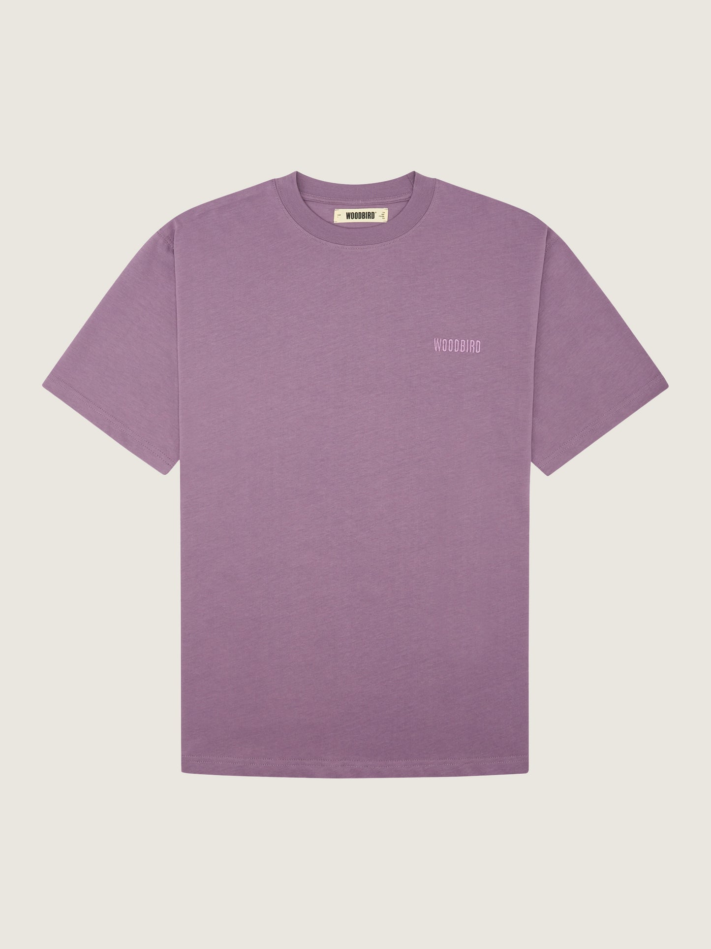 Woodbird Female WBJuno Base Tee T-Shirts Lilla