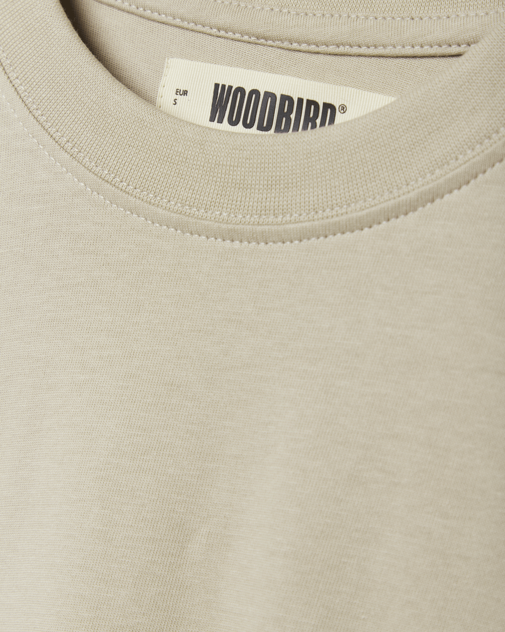 Woodbird Female WBJuno Base Tee T-Shirts Stone