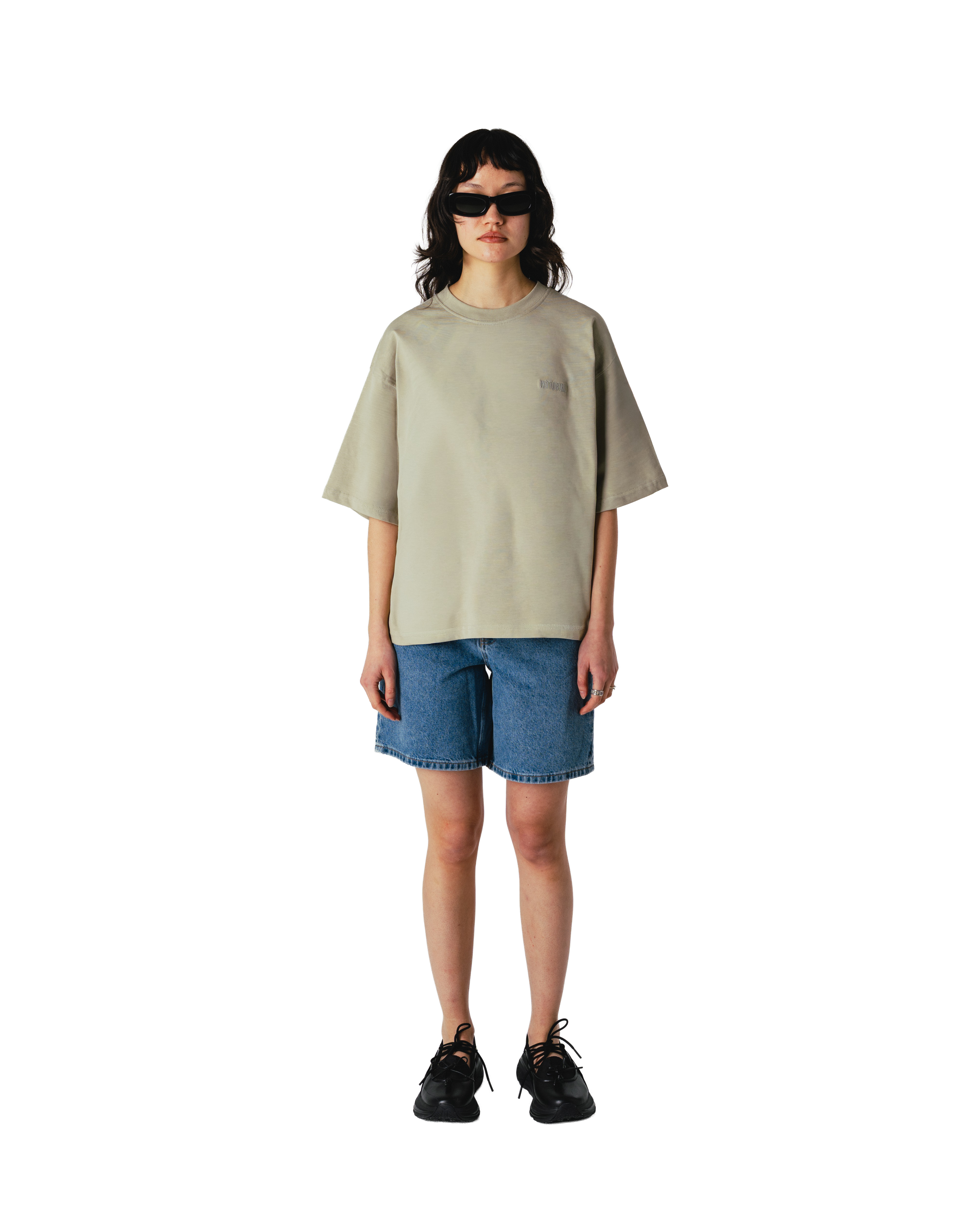 Woodbird Female WBJuno Base Tee T-Shirts Stone