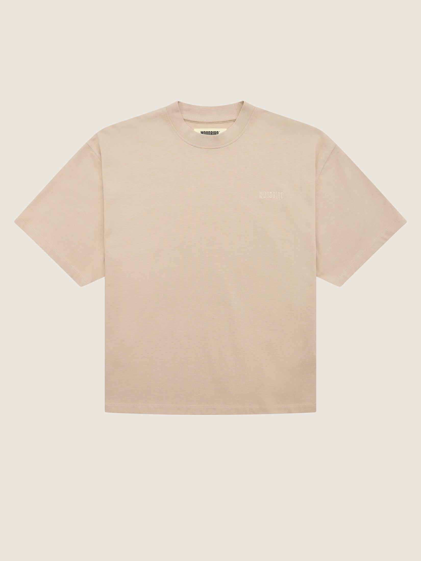 Woodbird Female WBJuno Base Tee T-Shirts Taupe Brown