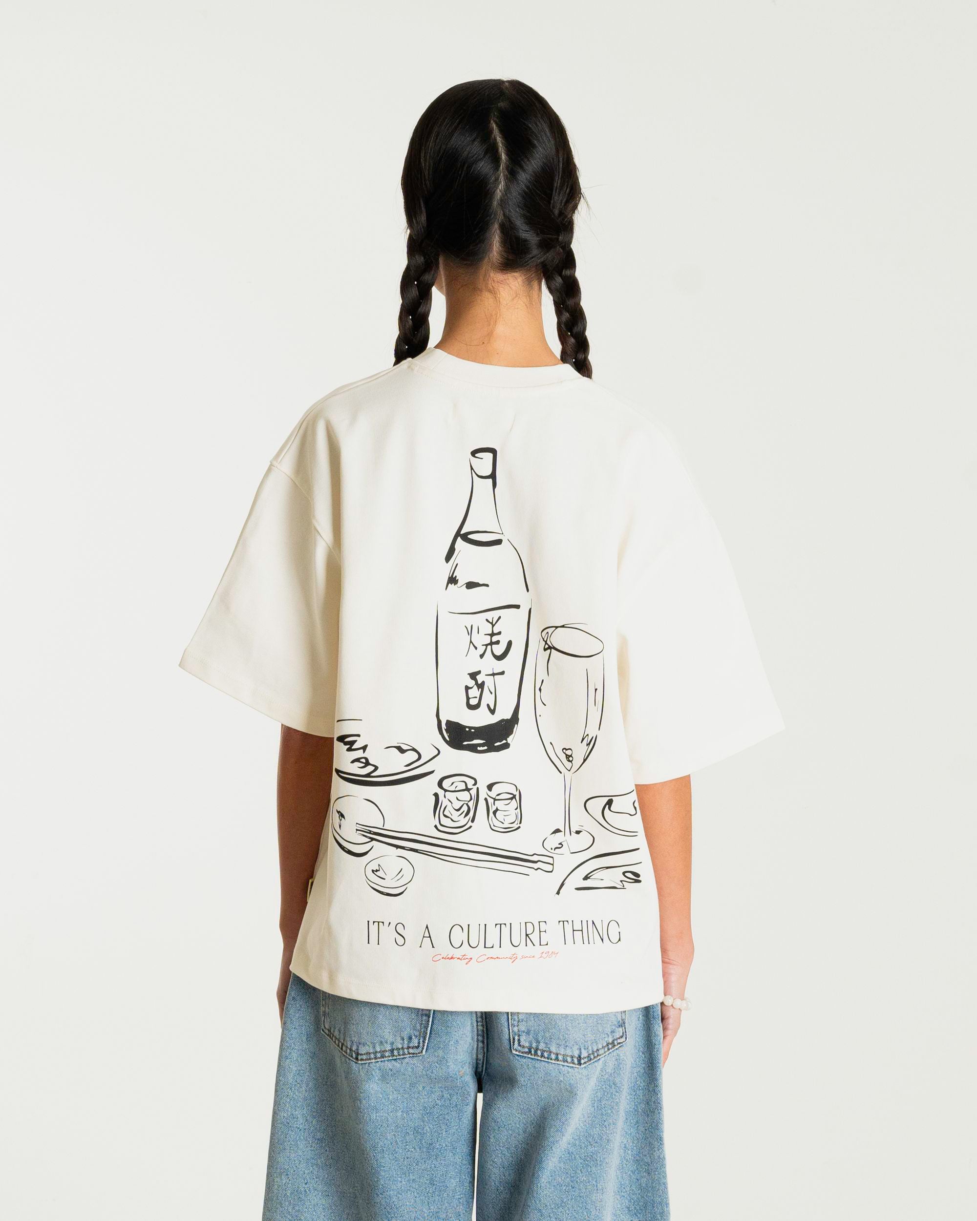 Woodbird Female WBJuno Culture Tee T-Shirts Off White