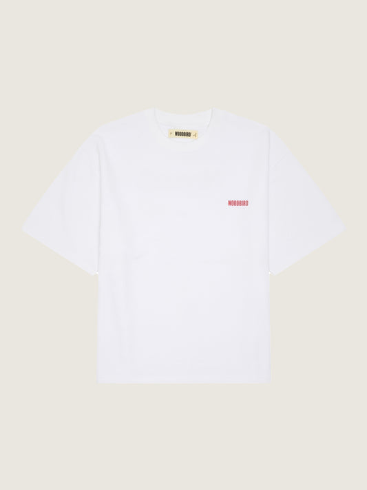 Woodbird Female WBJuno Curb Tee T-Shirts White