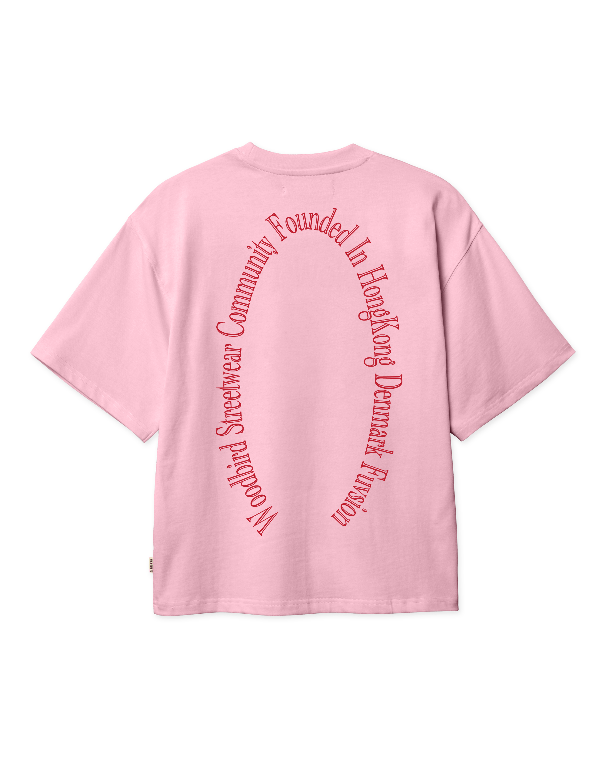 Woodbird Female WBJuno Founded tee T-Shirts Dusty Rose