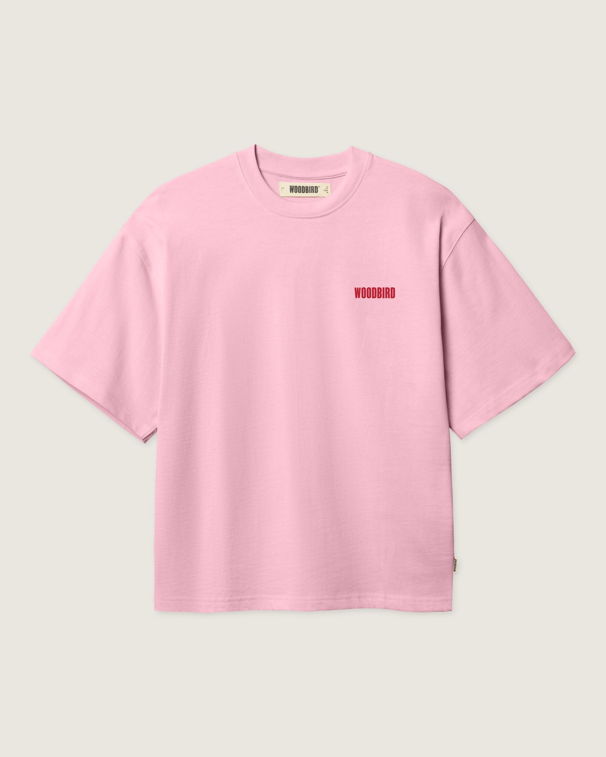 Woodbird Female WBJuno Founded tee T-Shirts Dusty Rose