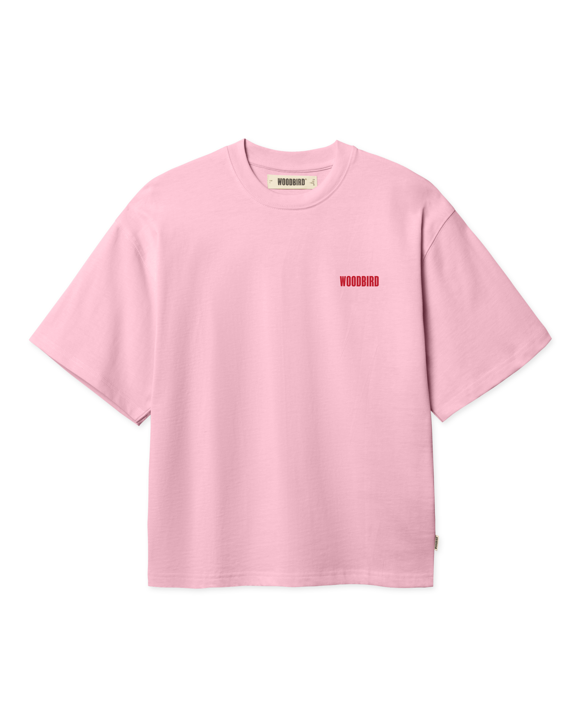 Woodbird Female WBJuno Founded tee T-Shirts Dusty Rose
