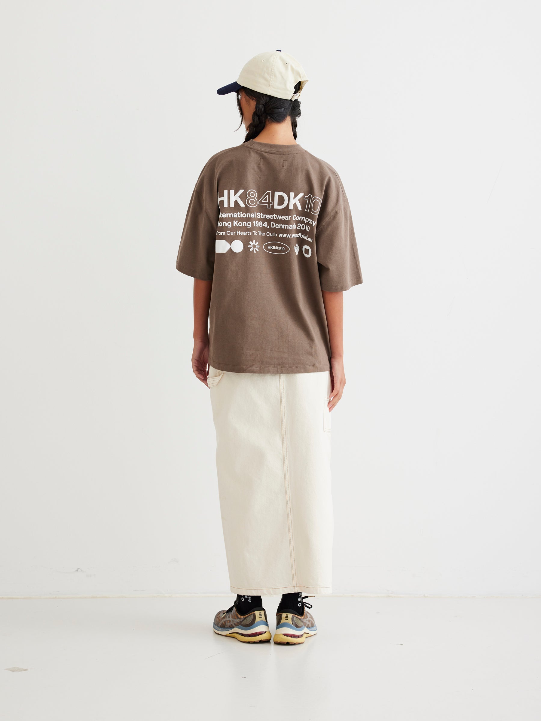 Woodbird Female WBJuno HKDK Tee T-Shirts Brown
