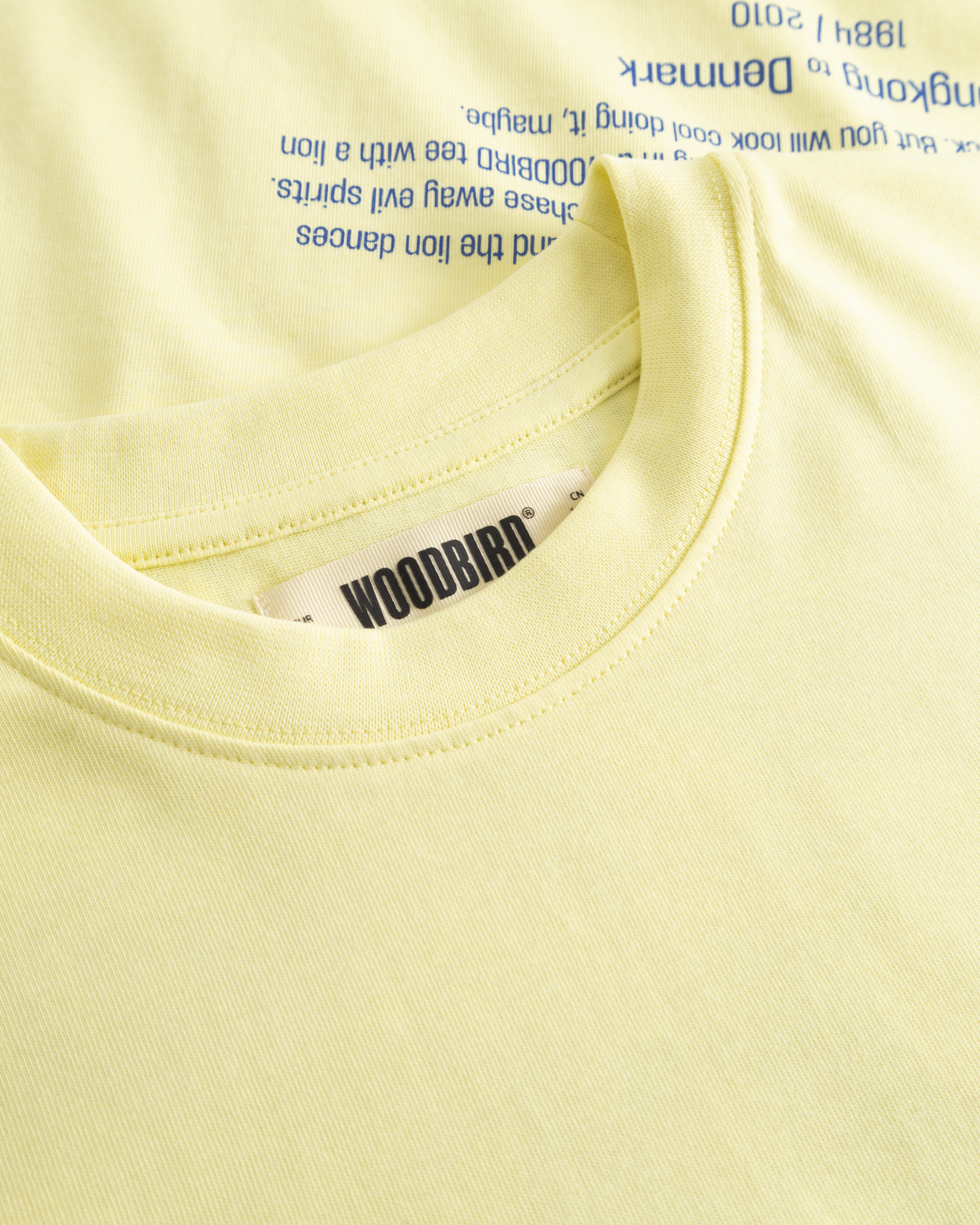 Woodbird Female WBJuno Lion Tee T-Shirts Wax Yellow