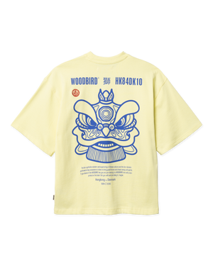 Woodbird Female WBJuno Lion Tee T-Shirts Wax Yellow