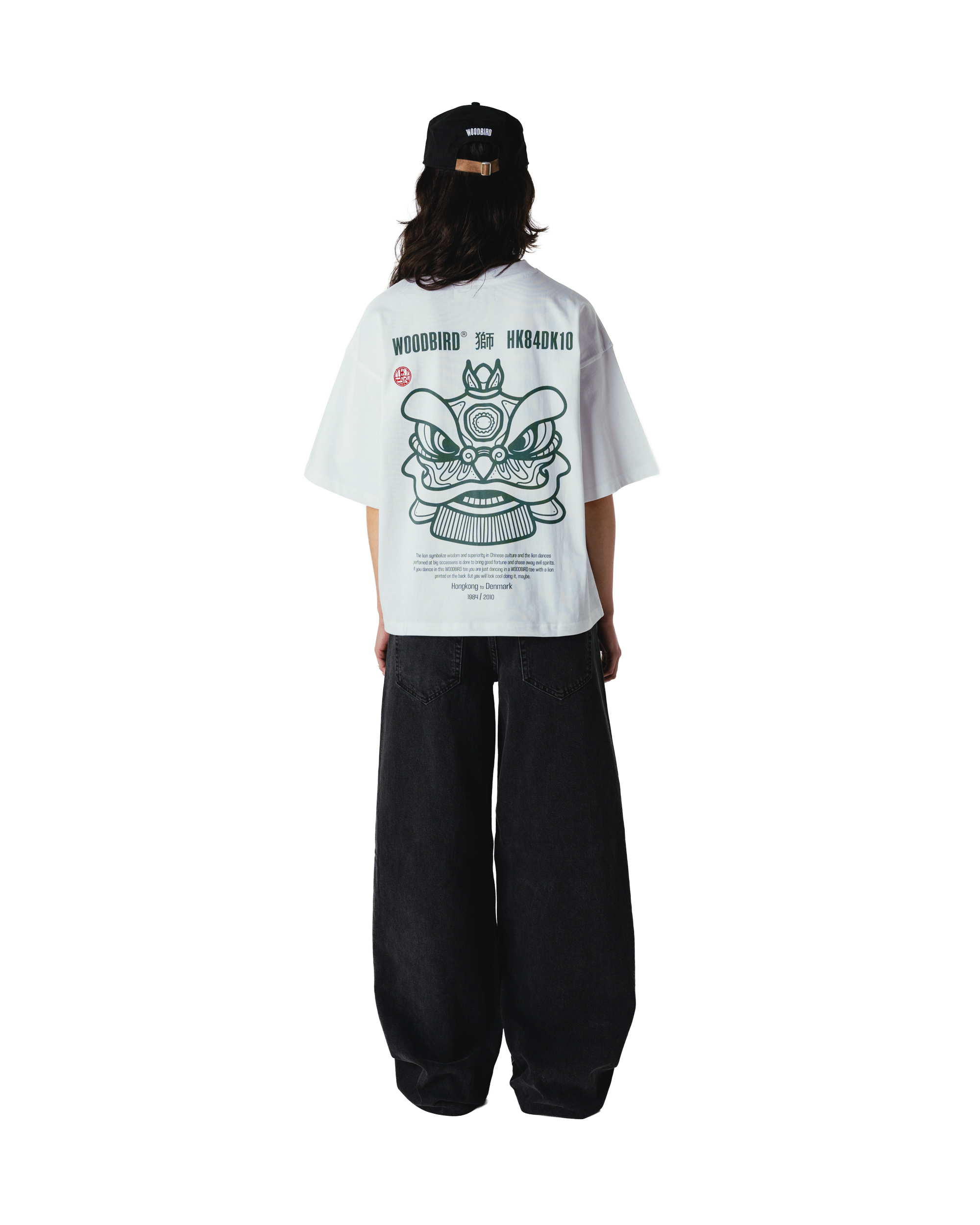 Woodbird Female WBJuno Lion Tee T-Shirts White