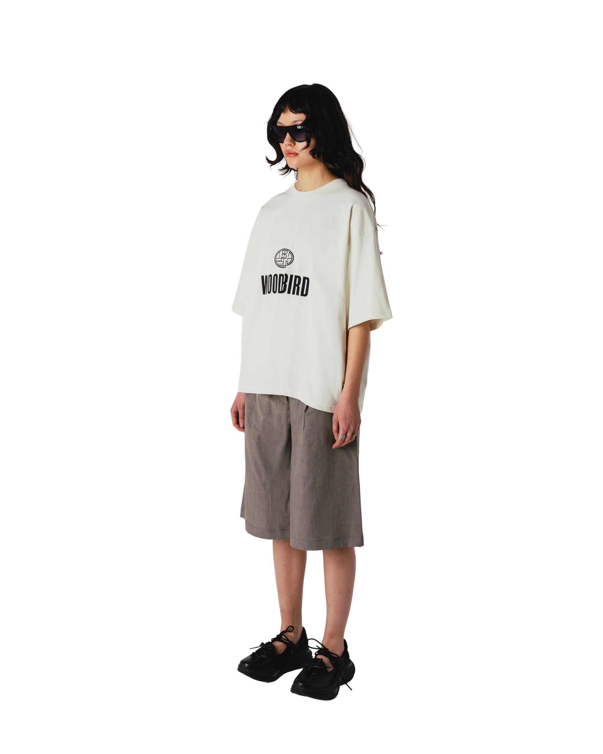 Woodbird Female WBJuno Nine Tee T-Shirts Off White