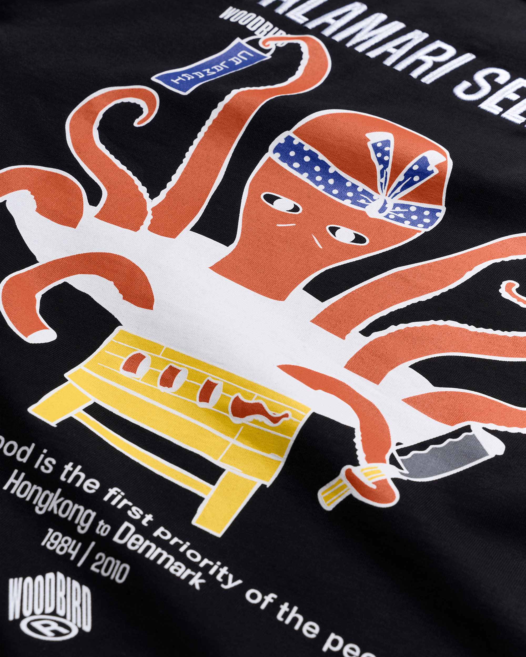 Woodbird Female WBJuno Octo Tee T-Shirts Black