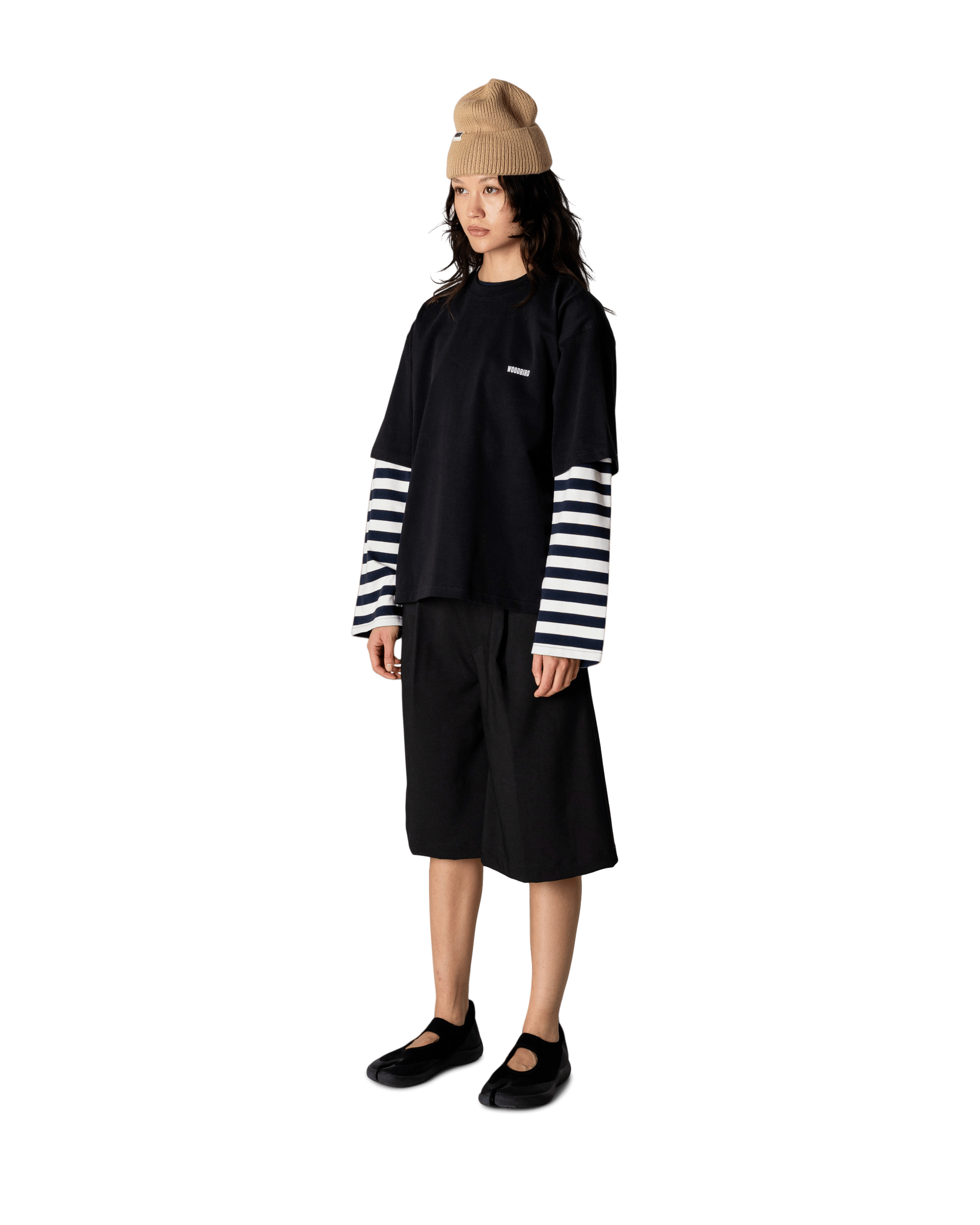 Woodbird Female WBJuno Octo Tee T-Shirts Black