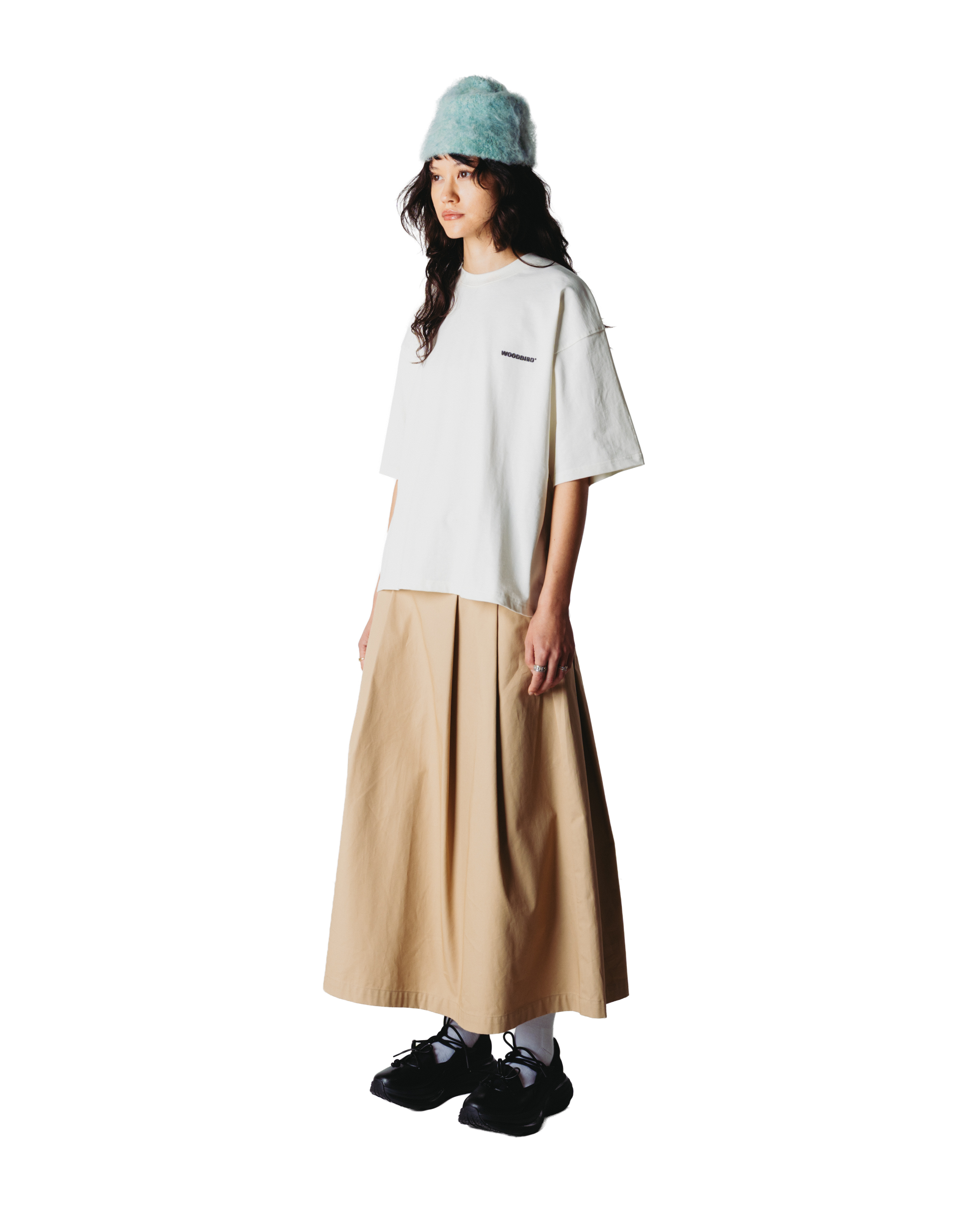 Woodbird Female WBJuno Tram Tee T-Shirts Off White