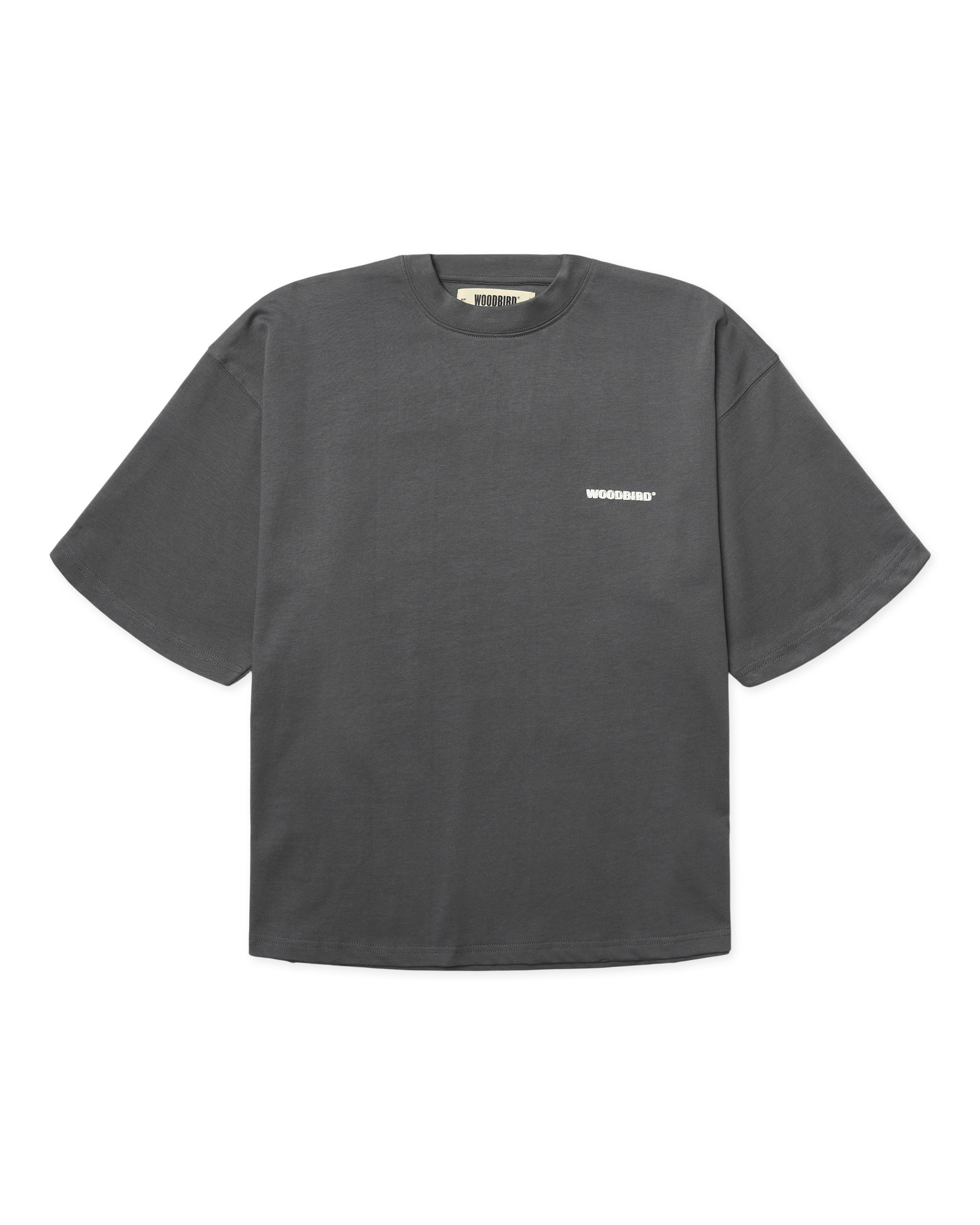 Woodbird Female WBJuno Tram Tee T-Shirts Slate Blue