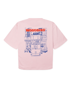 Woodbird Female WBJuno Tram Tee T-Shirts Violet