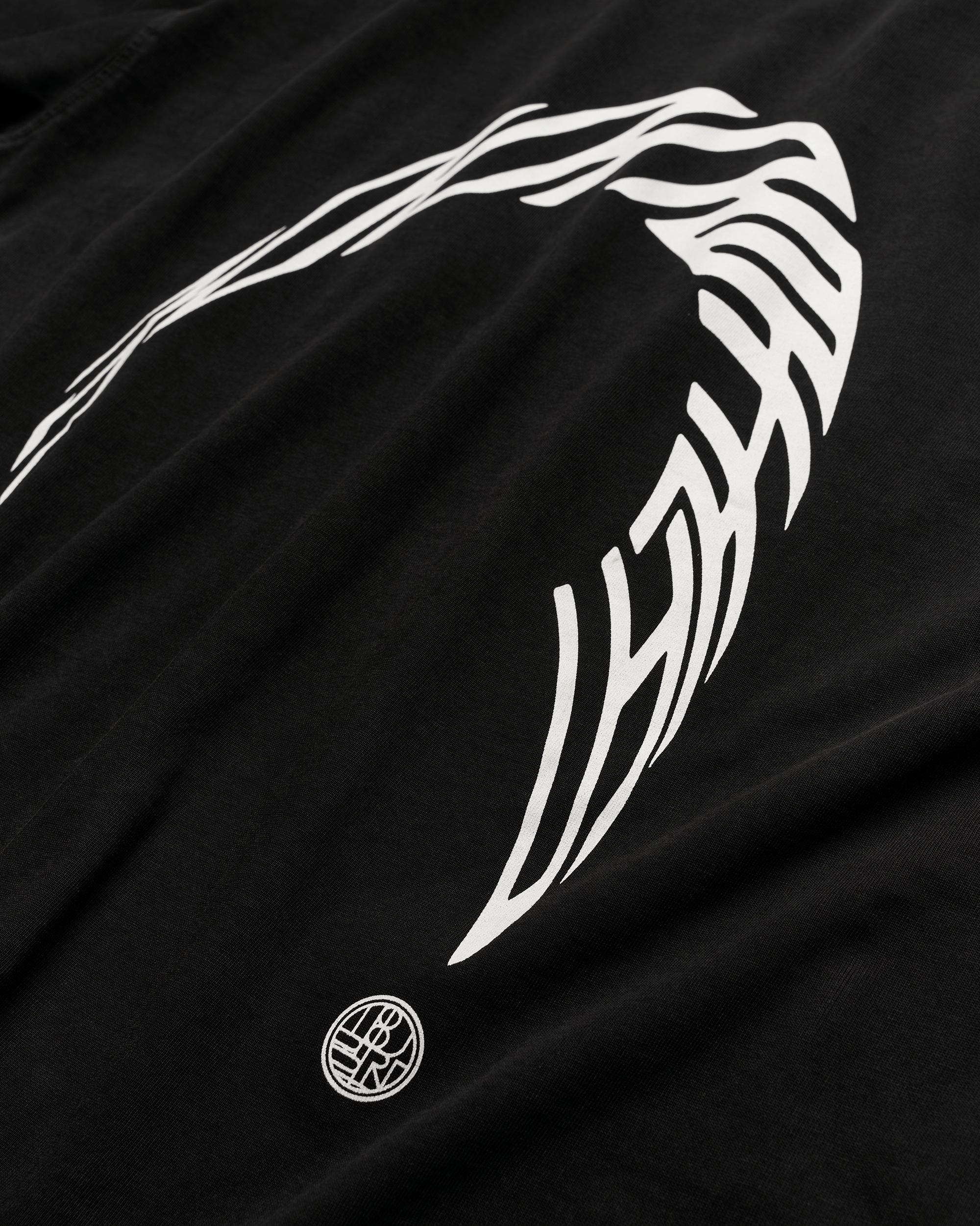Woodbird Female WBJuno Warp Acid Tee T-Shirts Washed Black
