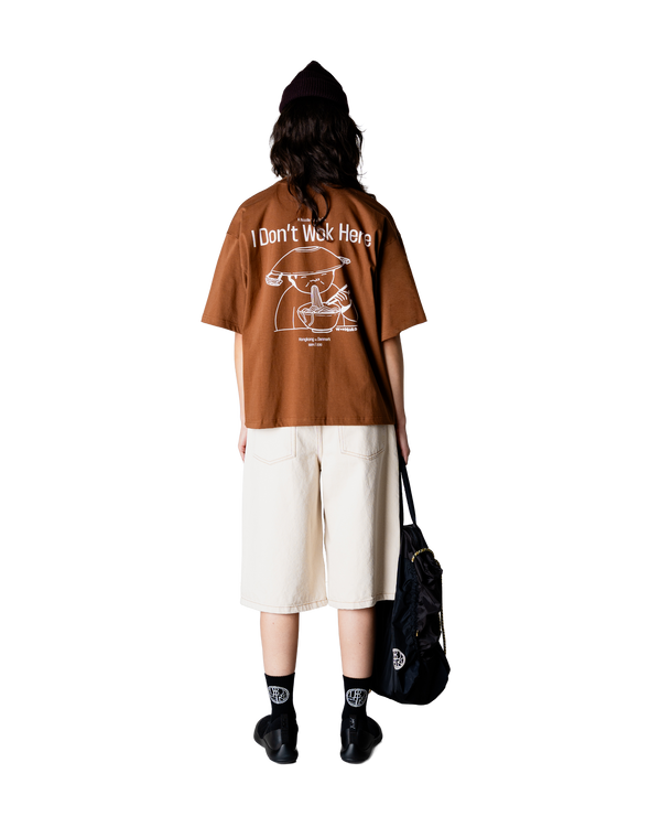 Woodbird Female WBJuno Wok Tee T-Shirts Mid Brown