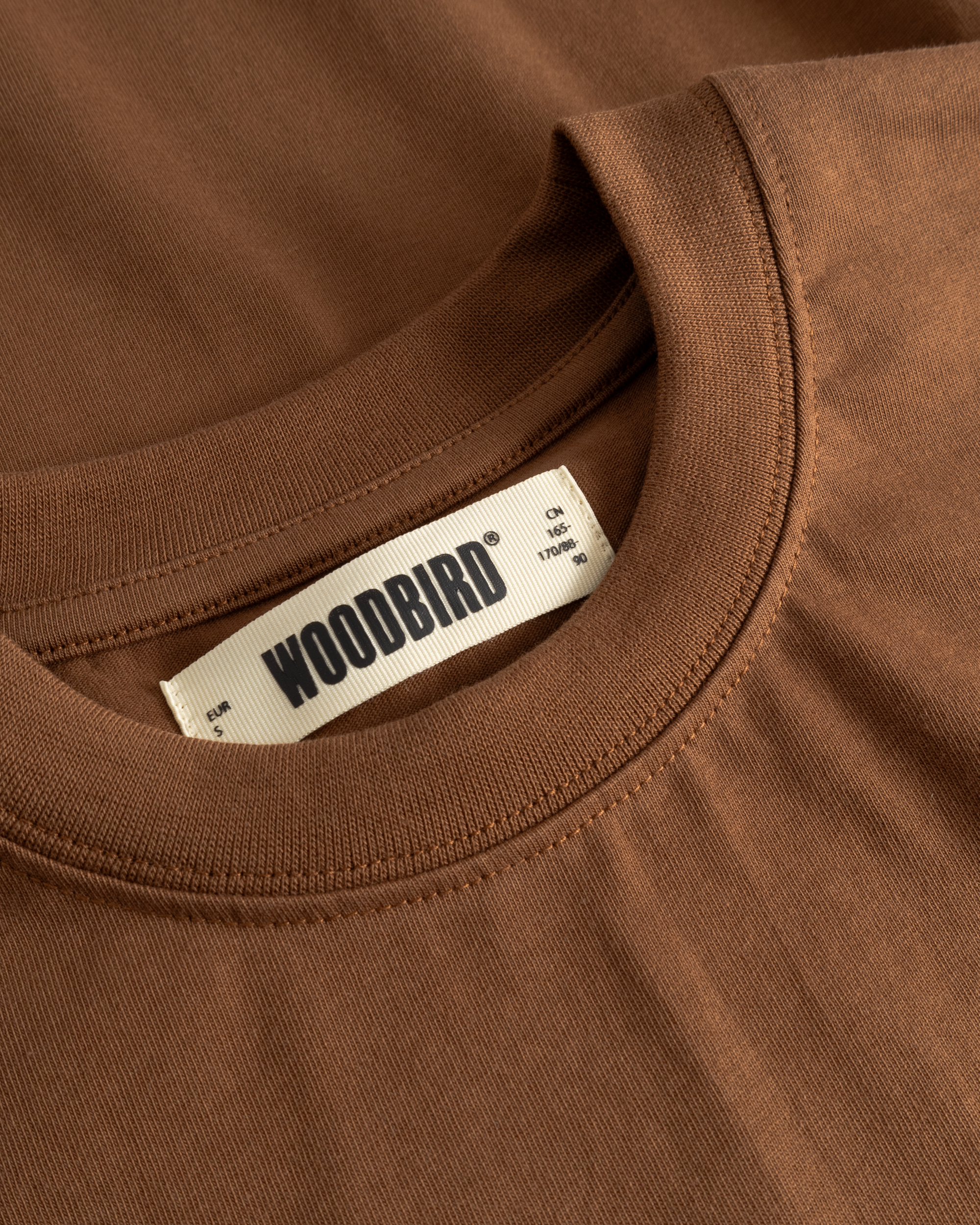 Woodbird Female WBJuno Wok Tee T-Shirts Mid Brown