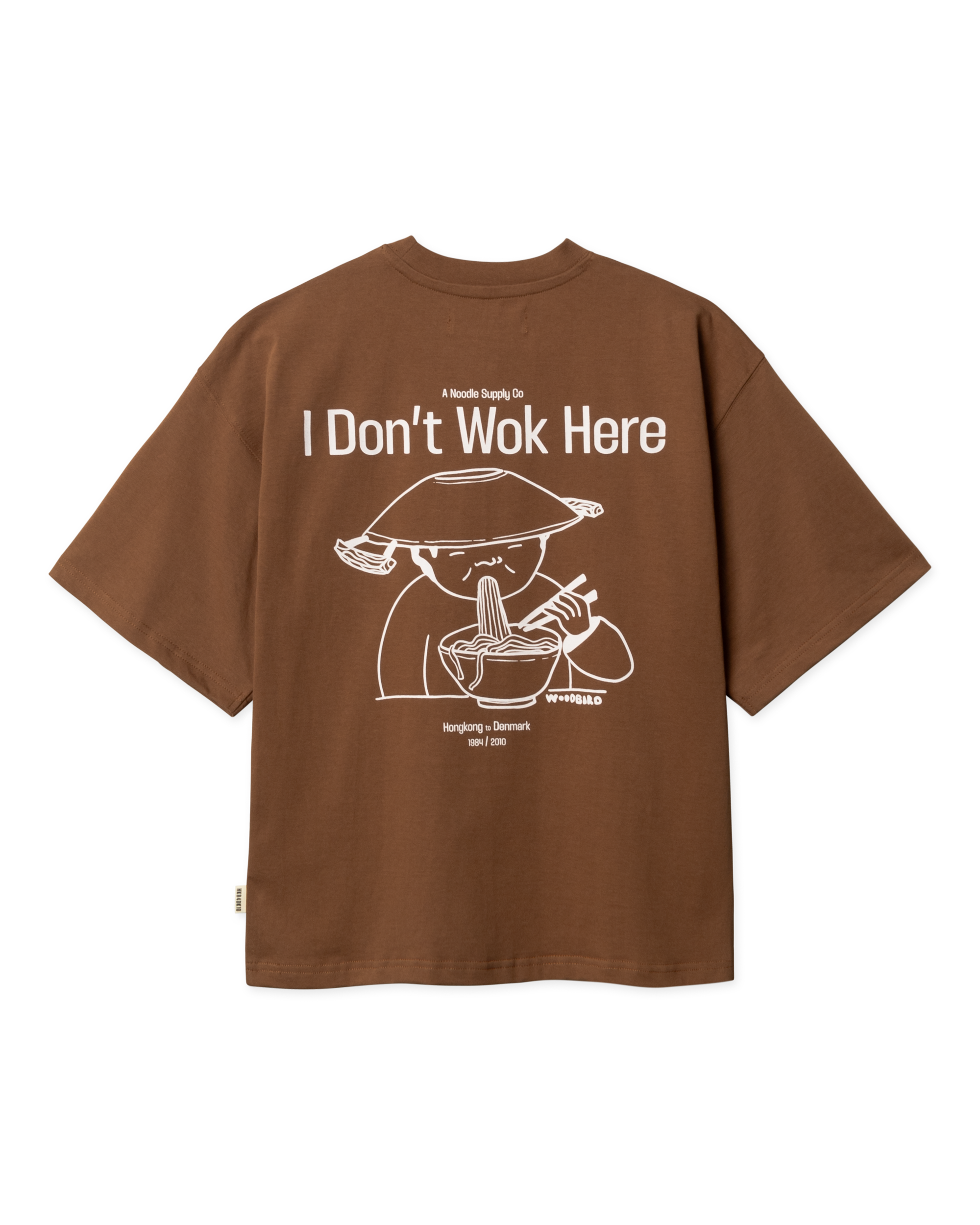 Woodbird Female WBJuno Wok Tee T-Shirts Mid Brown