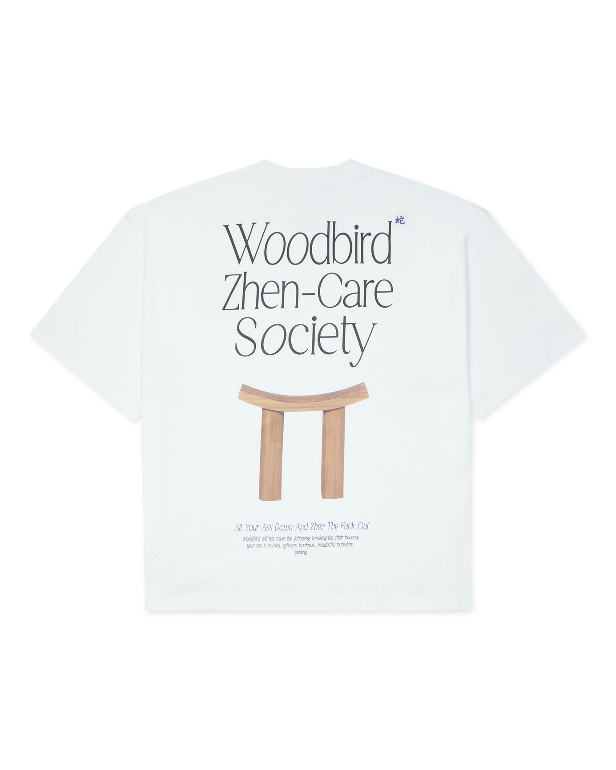Woodbird Female WBJuno Zhen Tee T-Shirts White